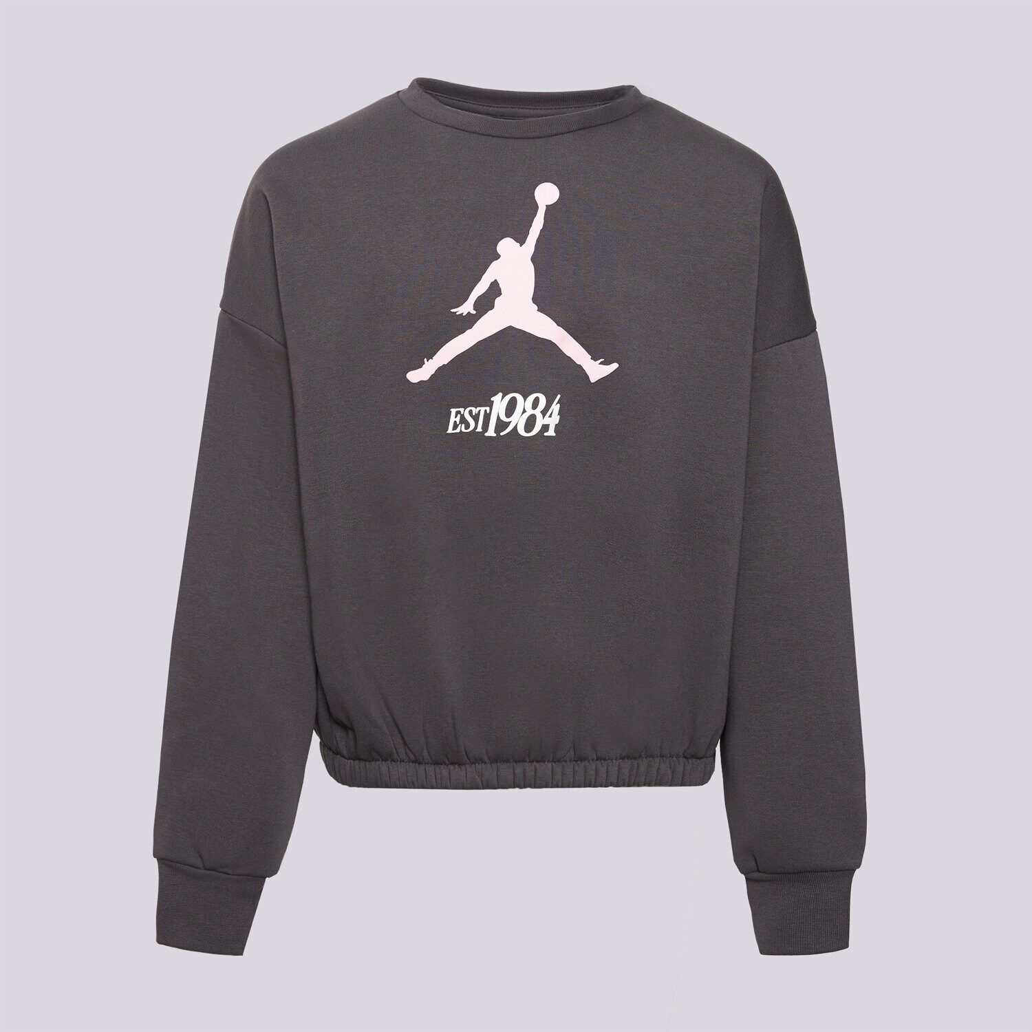 Copii bluză JORDAN BLUZĂ JUMPMAN CLUB PLEATED FLC CREW GIRL 45F410-G0T Negru