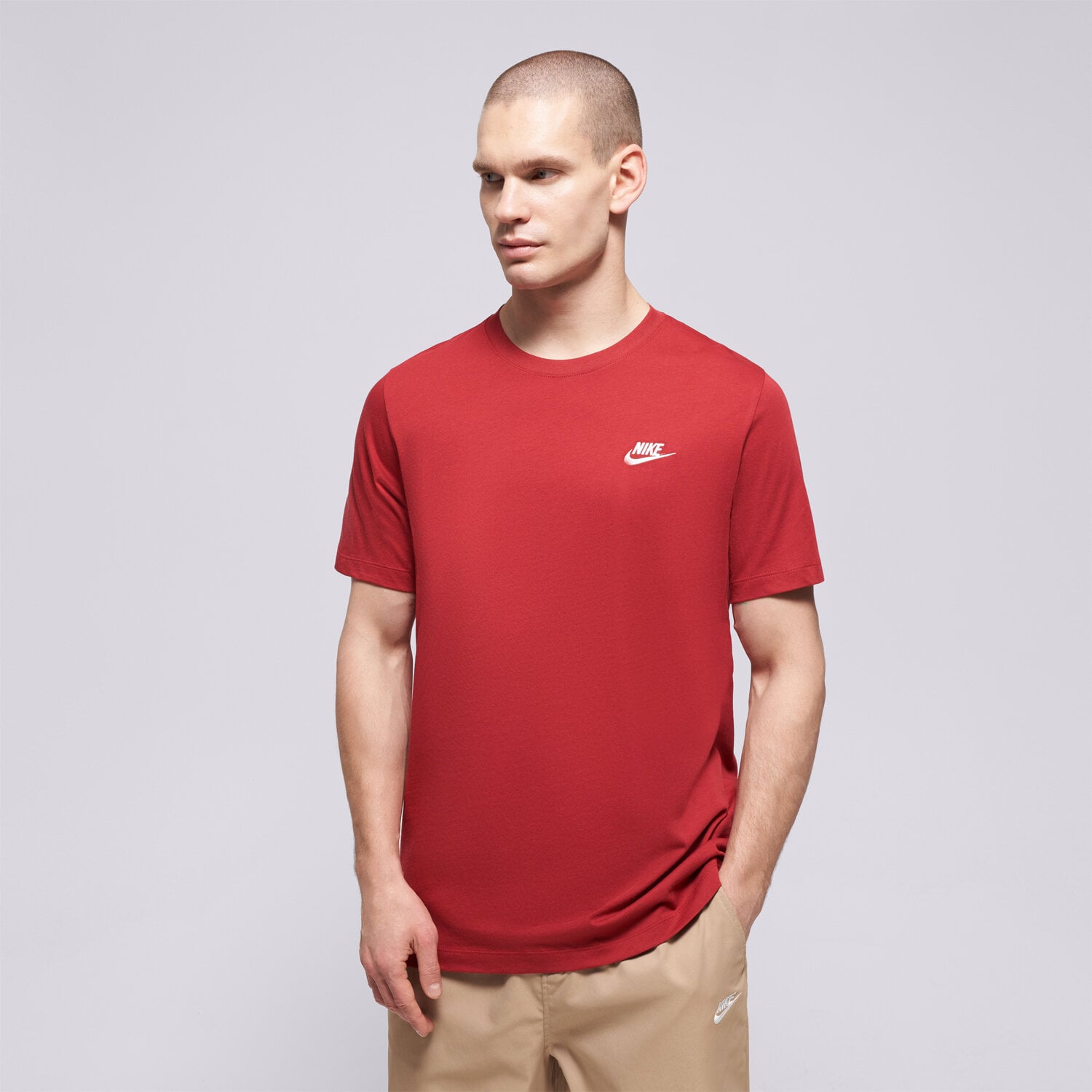Bărbați tricou NIKE TRICOU M NSW CLUB TEE AR4997-613 Bordo