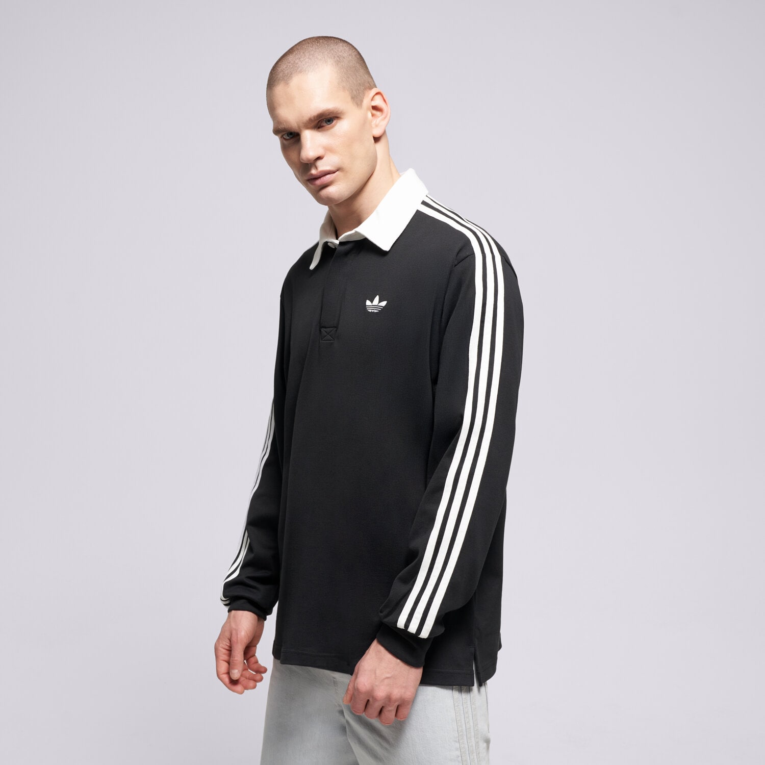 Bărbați tricou ADIDAS POLO 3S PL KE3576 Negru