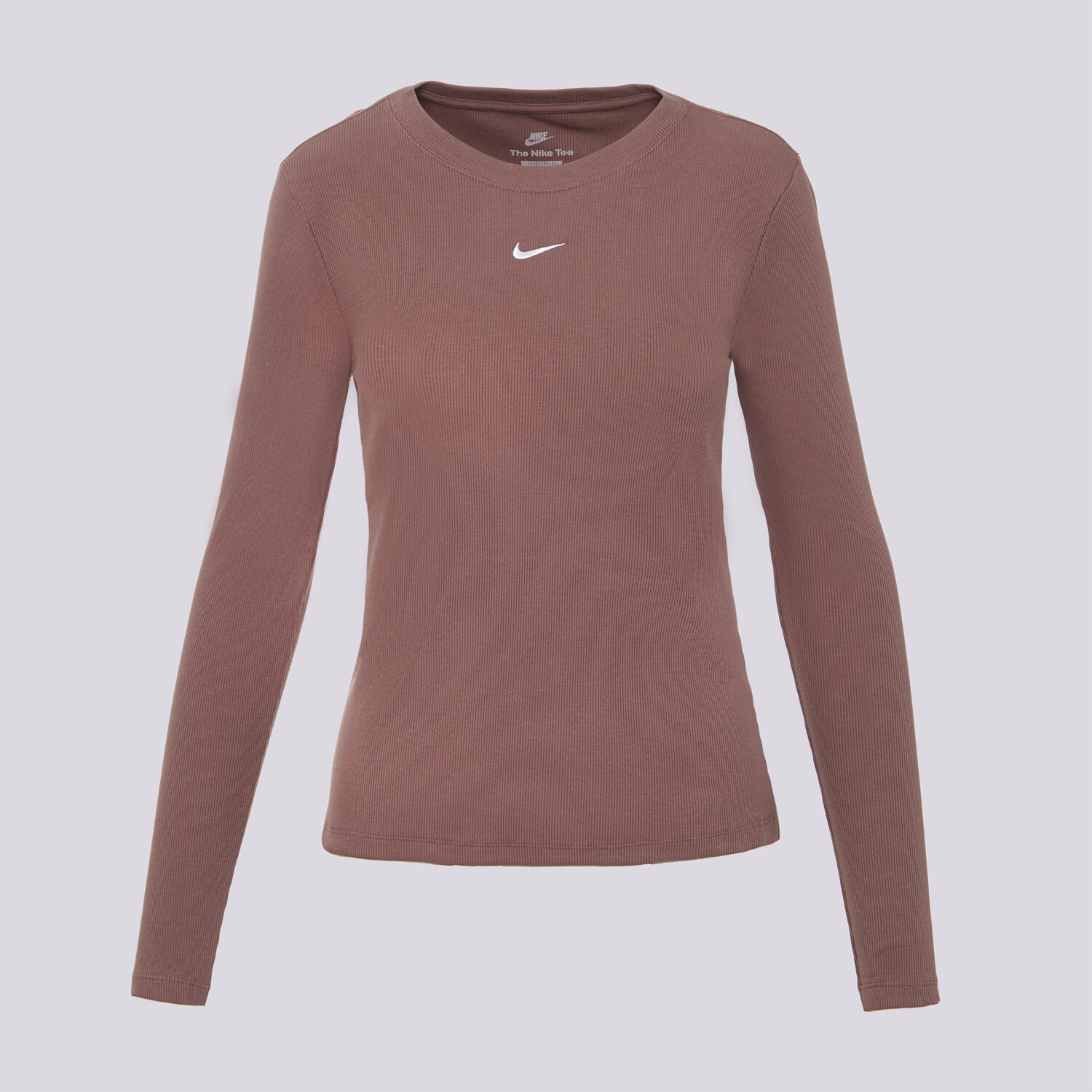 Femei tricou NIKE TRICOU LS TEE RIB TIGHT W NSW IH7691-502 Maro