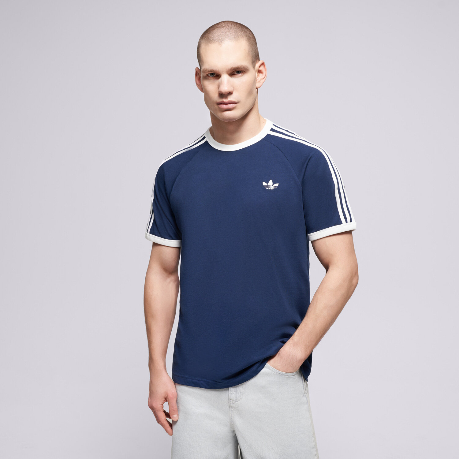 Bărbați tricou ADIDAS TRICOU 3S TEE KE3536 Bleumarin