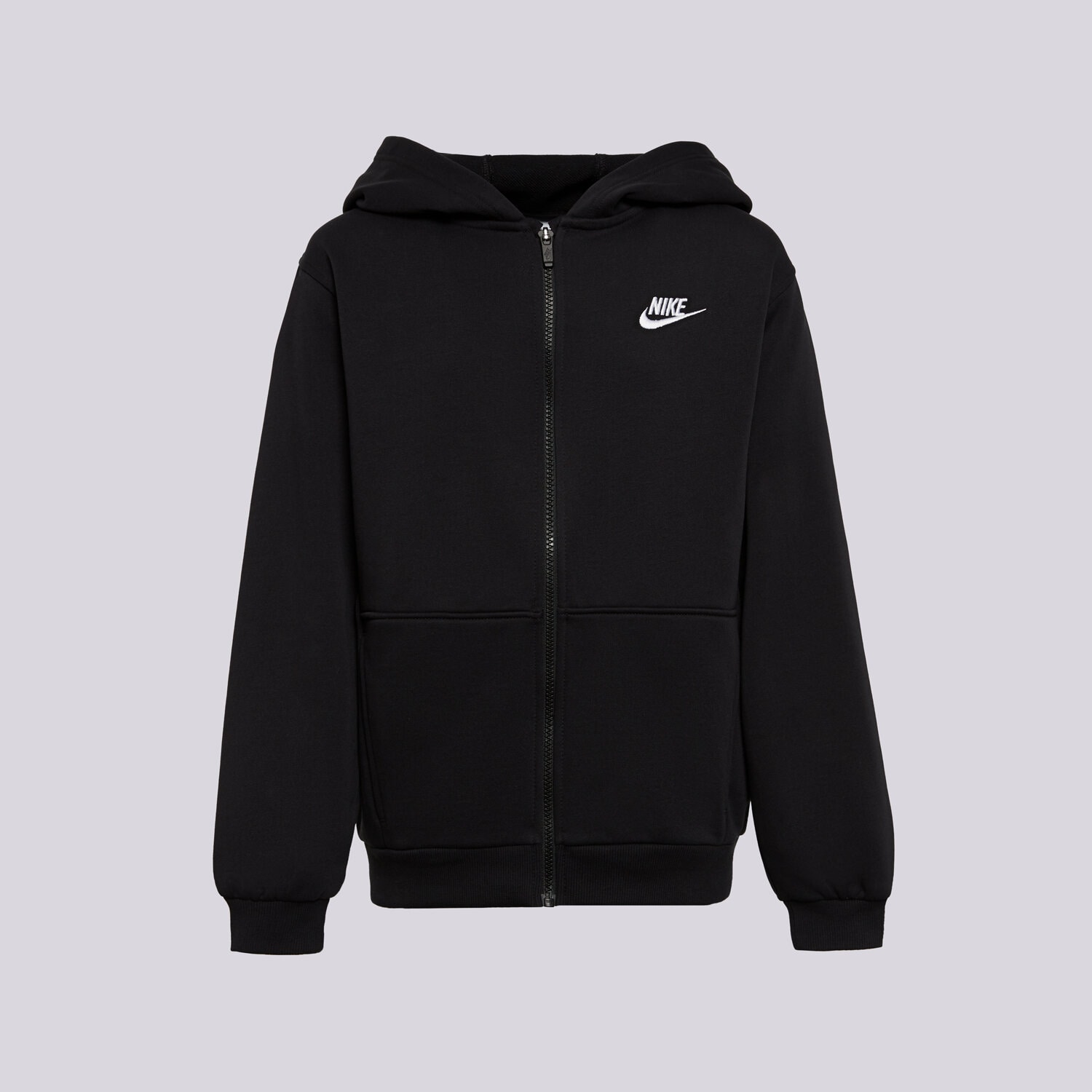 Copii bluză NIKE BLUZĂ CU GLUGĂ CLUB FT BOY FD3017-010 Negru