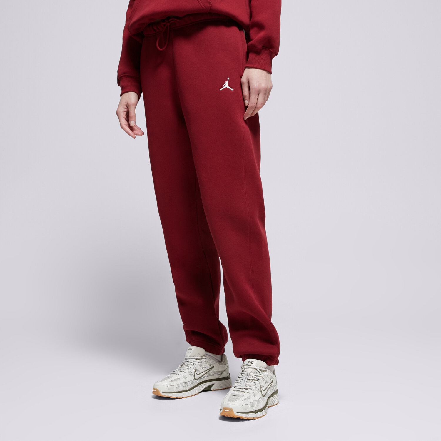 Femei pantaloni JORDAN PANTALONI  JBROOKLYN FLEECE FV7077-677 Bordo