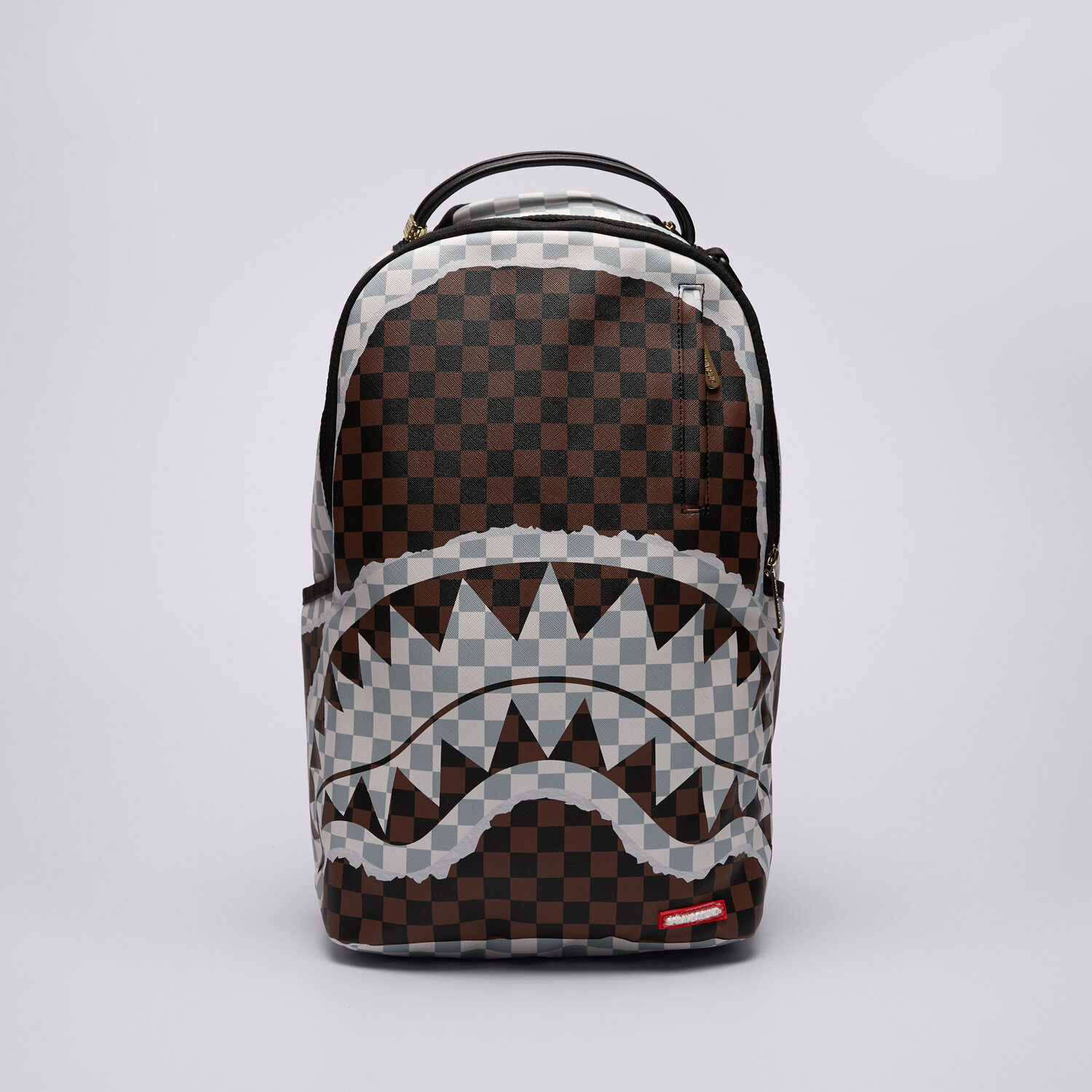 Femei rucsak SPRAYGROUND RUCSAC CREAM AND BROWN TEAR CHECK 910B8290NSZ Maro