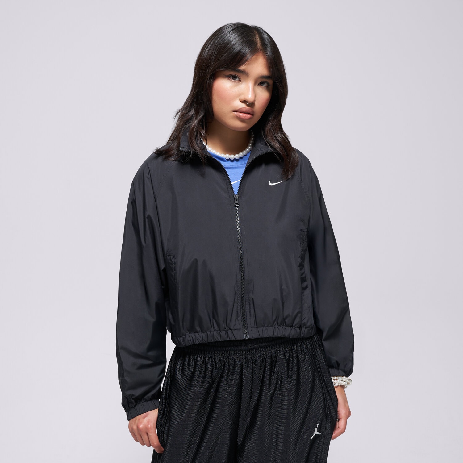 Femei jachetă NIKE JACHETĂ CLSSC UV TRACK JKT W NSW IO1473-010 Negru