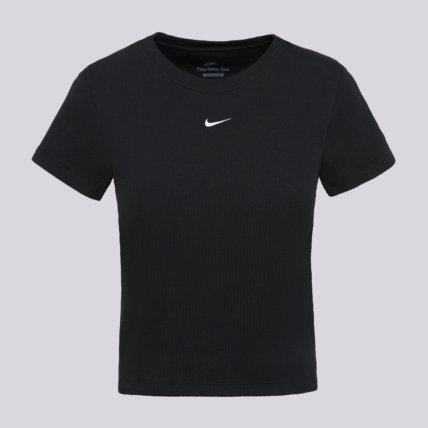 Femei tricou NIKE TRICOU RIB TGHT SS TEE W NSW HV4994-010 Negru