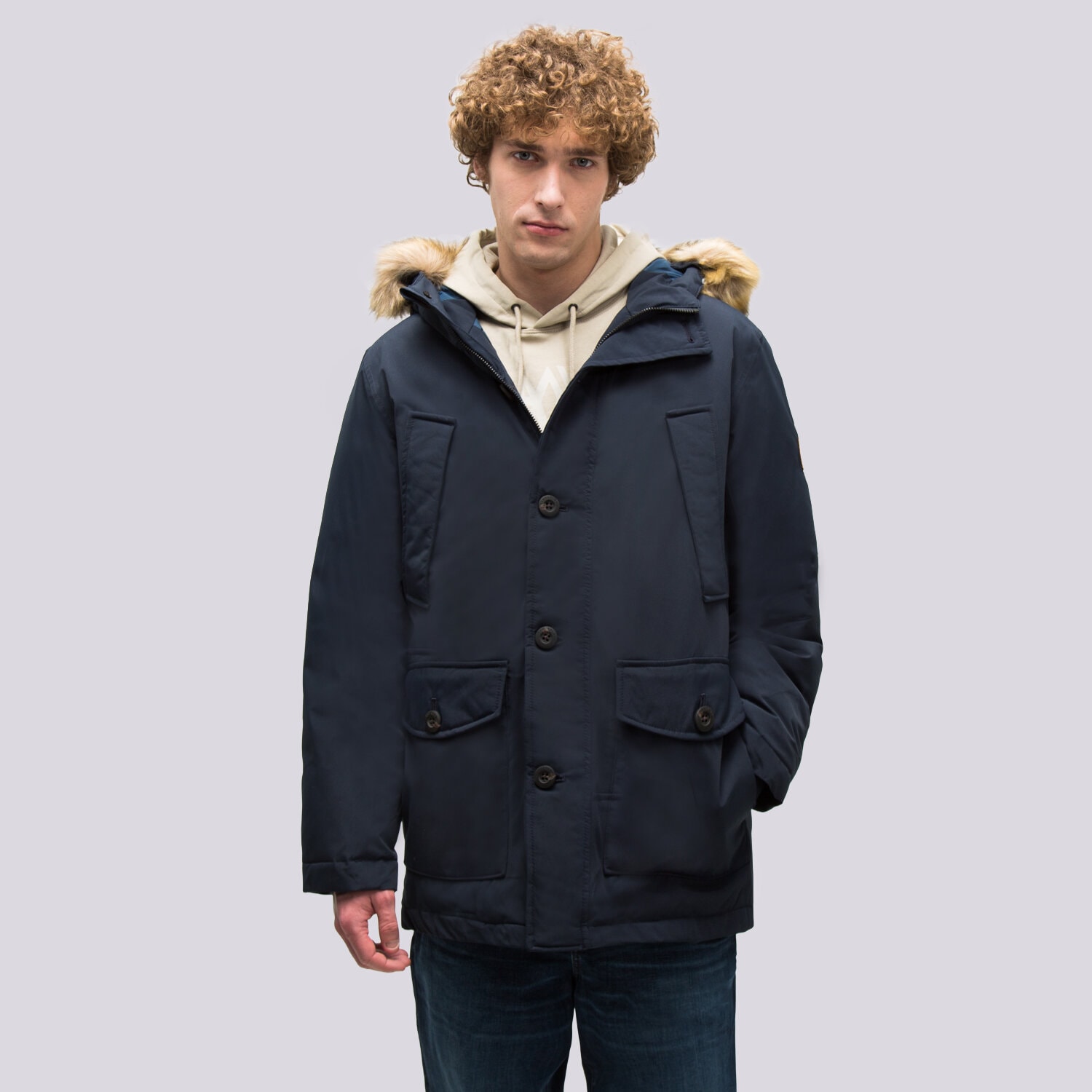 Bărbați eacă de iarnă TIMBERLAND JACHETĂ WP SCAR RIDGE PARKA W DRYVENT TECHNOLOGY TB0A22W24331 Bleumarin
