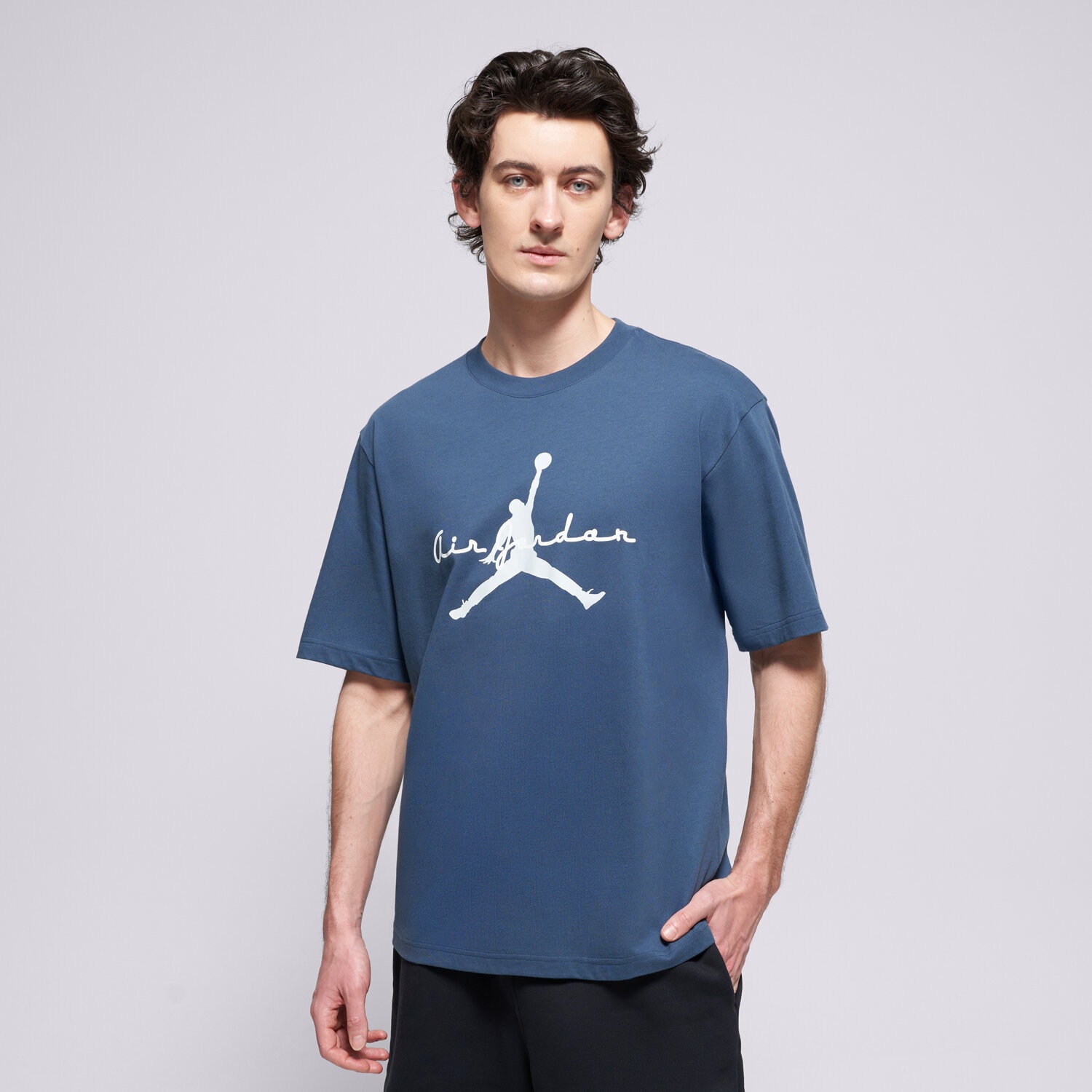 Bărbați tricou JORDAN TRICOU JORDAN BROOKLYN IF3034-464 Albastru