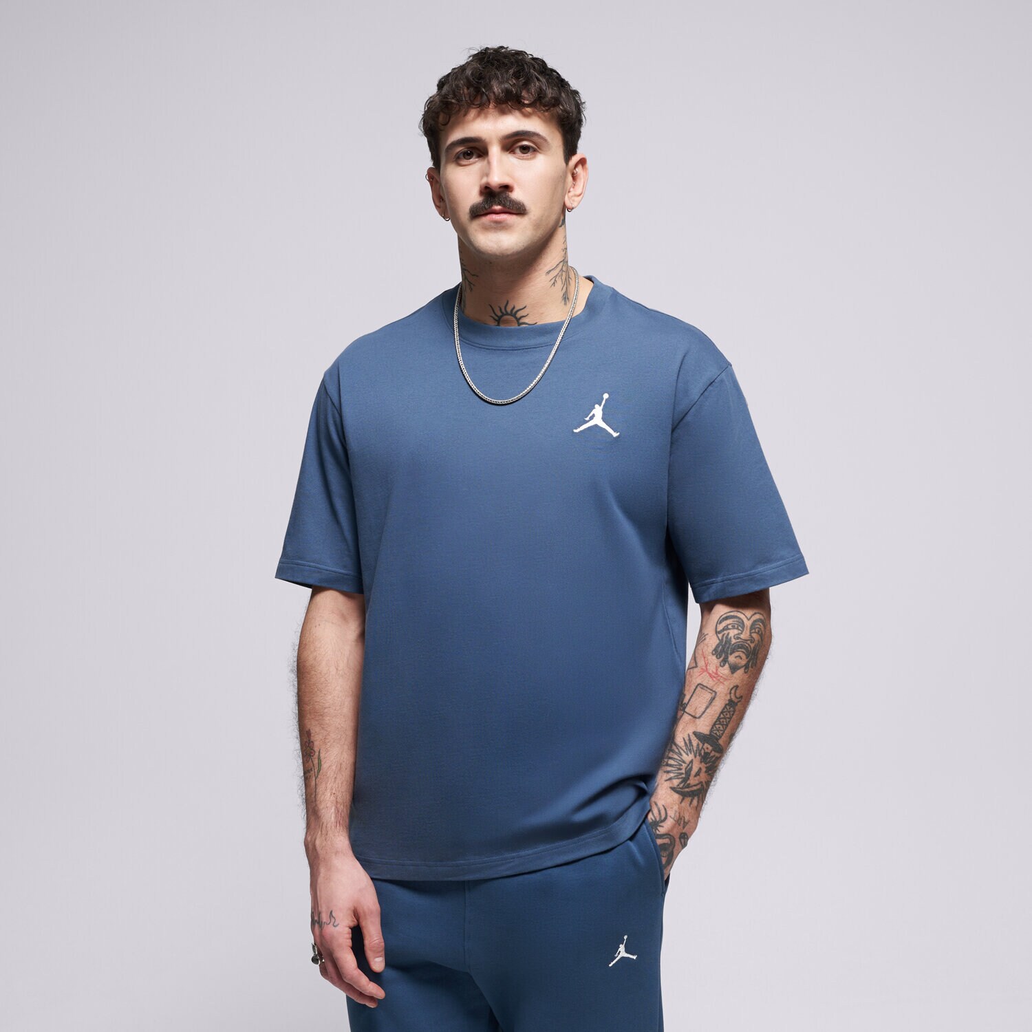 Bărbați tricou JORDAN TRICOU JUMPMAN IF5566-464 Albastru