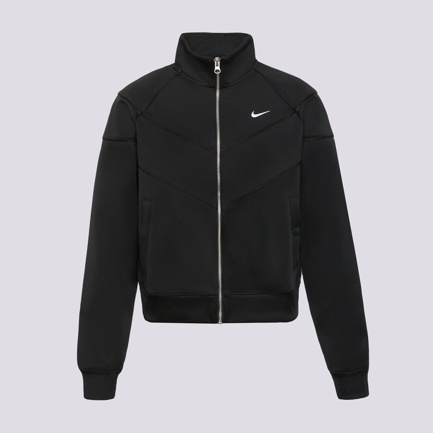 Femei bluză NIKE BLUZĂ W NSW NK WR POLY KNIT JKT HJ0975-010 Negru