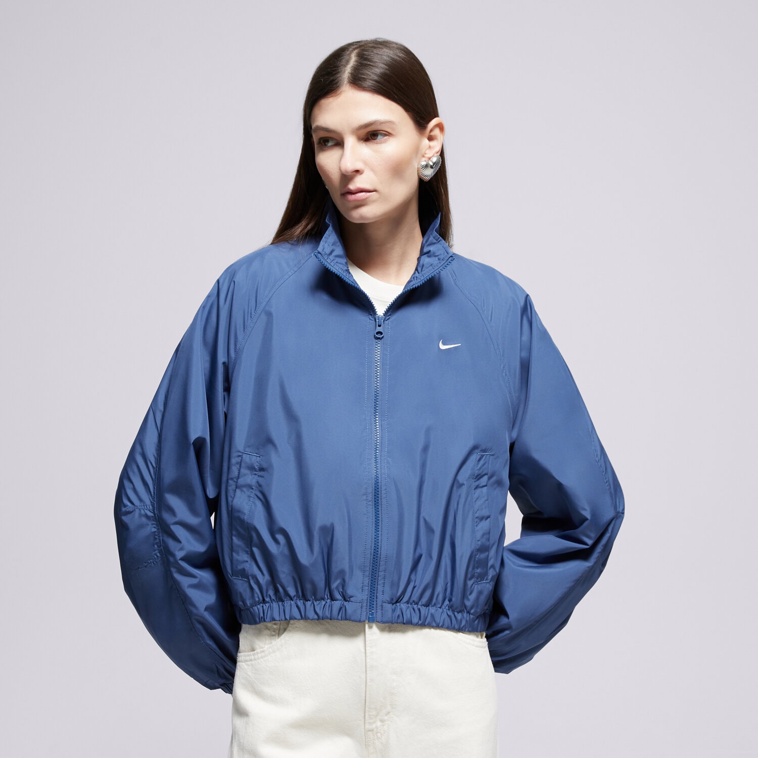 Femei jachetă NIKE JACHETĂ CLSSC UV TRACK JKT W NSW IO1473-461 Albastru