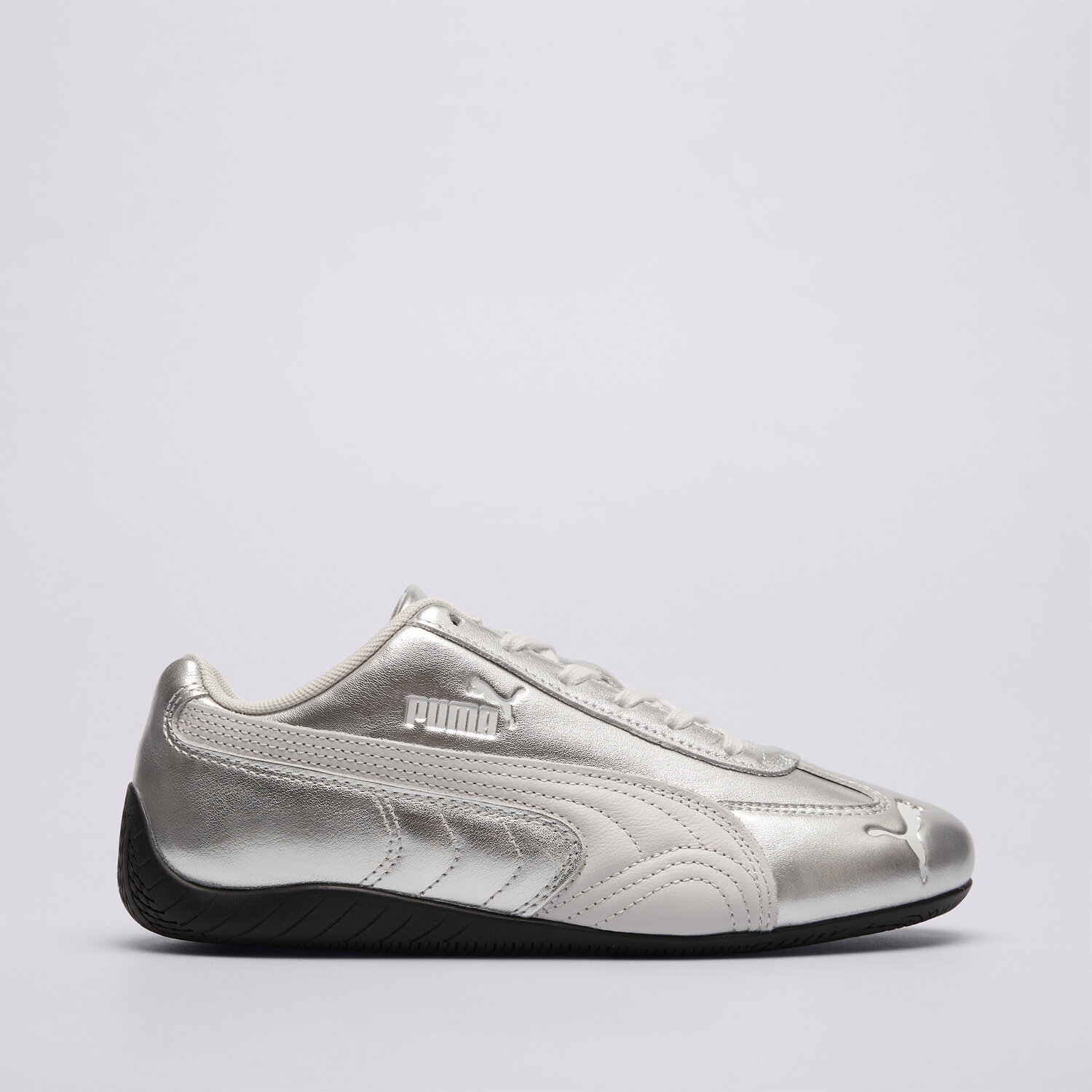 Femei pantofi sport PUMA SPEEDCAT SILVER WNS 40688101 Argintiu