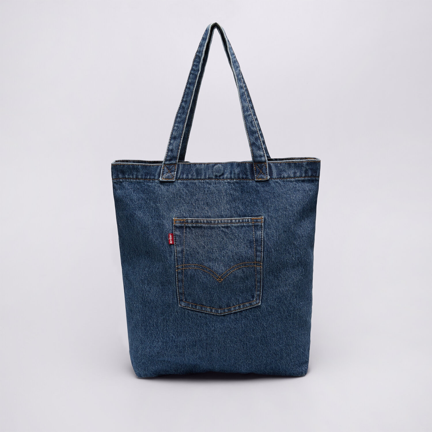 Femei geantă LEVI'S BORSETĂ BACK POCKET TOTE ELEVATION 005FV-0000 Albastru