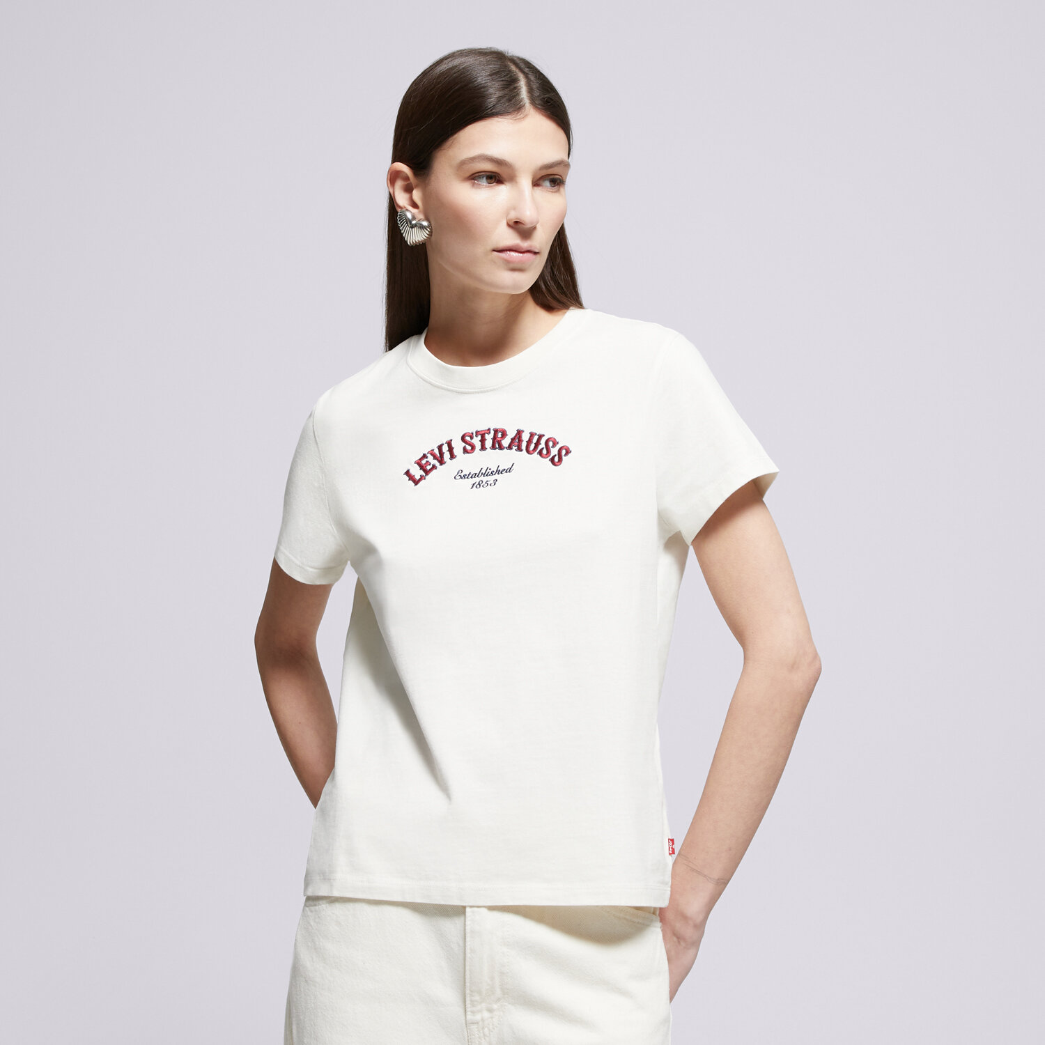 Femei tricou LEVI'S TRICOU PERFECT TEE NEUTRALS GR T2 005GV-0001 Alb