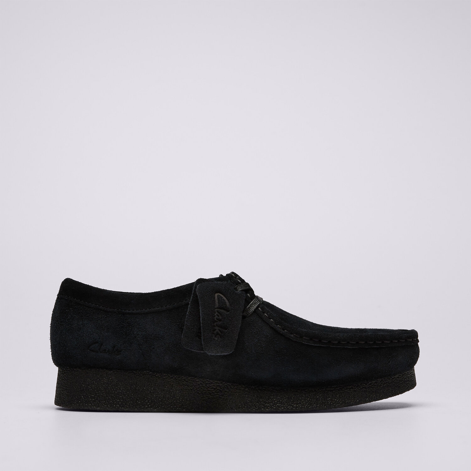 Femei Casual CLARKS WALLABEEEVOSH 26174746 Negru