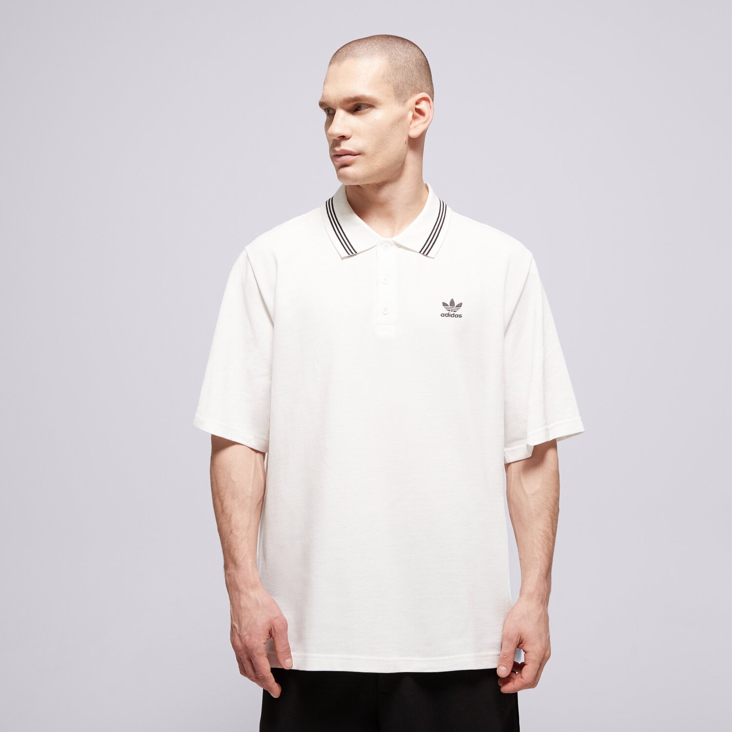 Bărbați tricou ADIDAS POLO LOOSE POLO JW5898 Alb