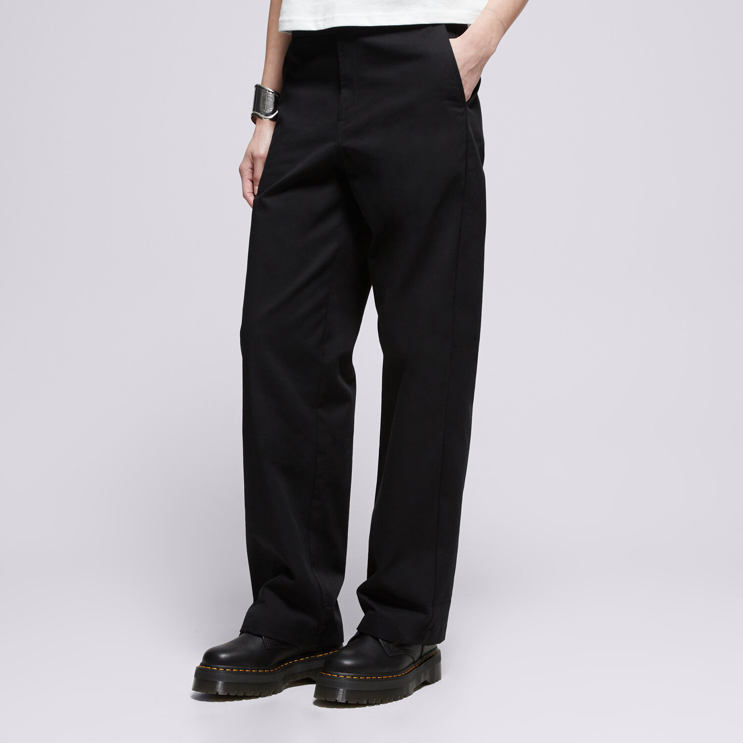 Femei pantaloni DICKIES PANTALONI  247 LOOSE WORK PANT W DK0A87PLBLK1 Negru