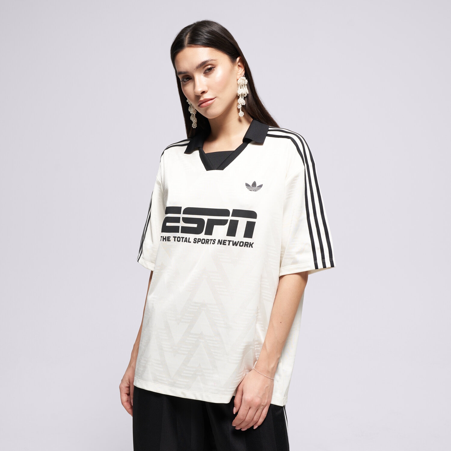 Femei tricou ADIDAS TRICOU FOOTBALL JERSEY KD2966 cremă