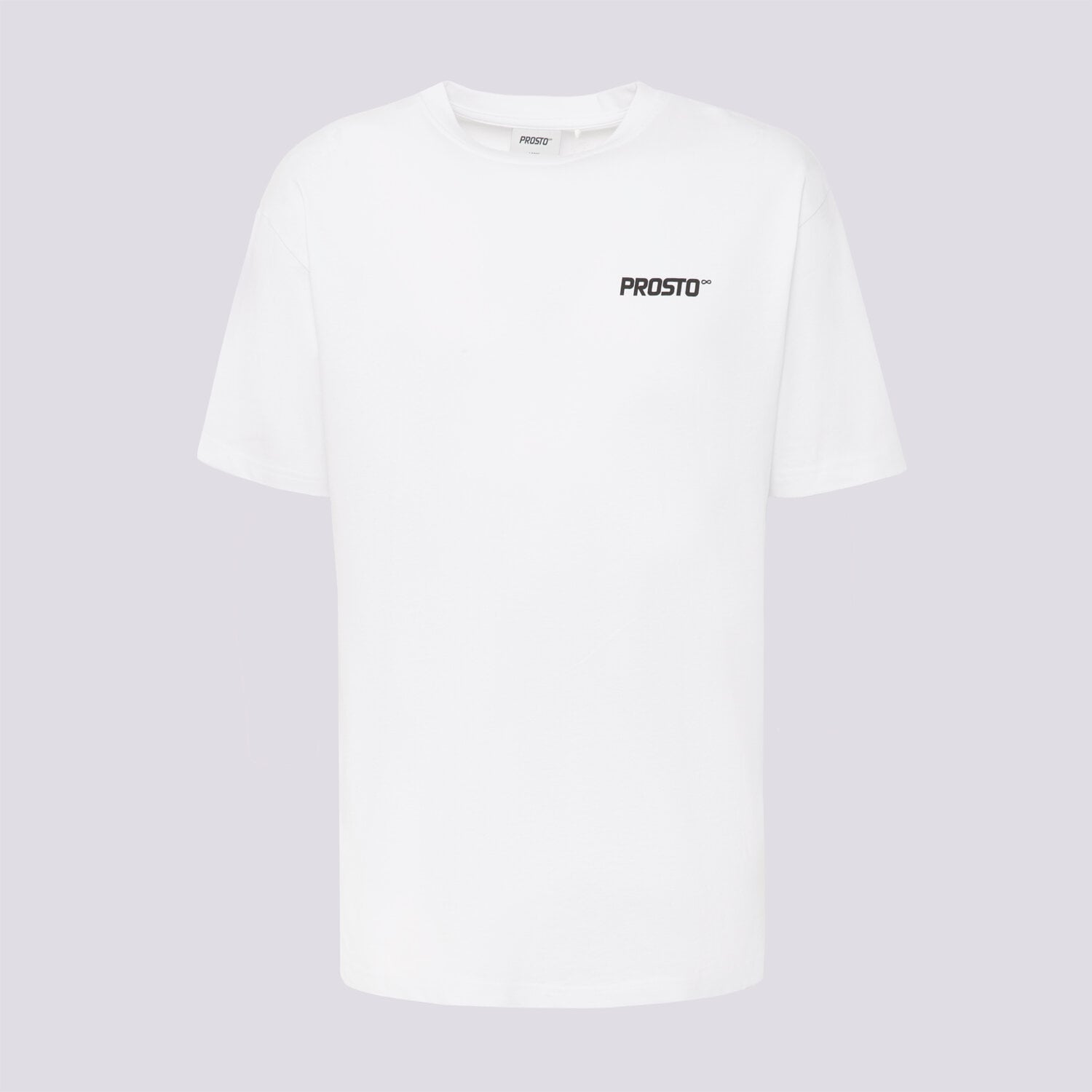 Bărbați tricou PROSTO TRICOU WEAR THE STREET WHITE KL261MTEE1181 Alb