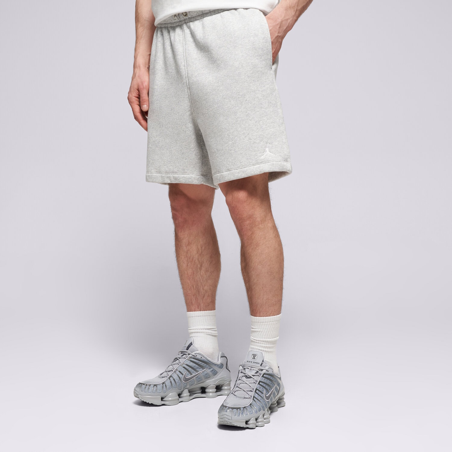 Femei pantaloni scurți JORDAN PANTALONI SCURȚI JORDAN BROOKLYN FLEECE FV7285-050 Gri