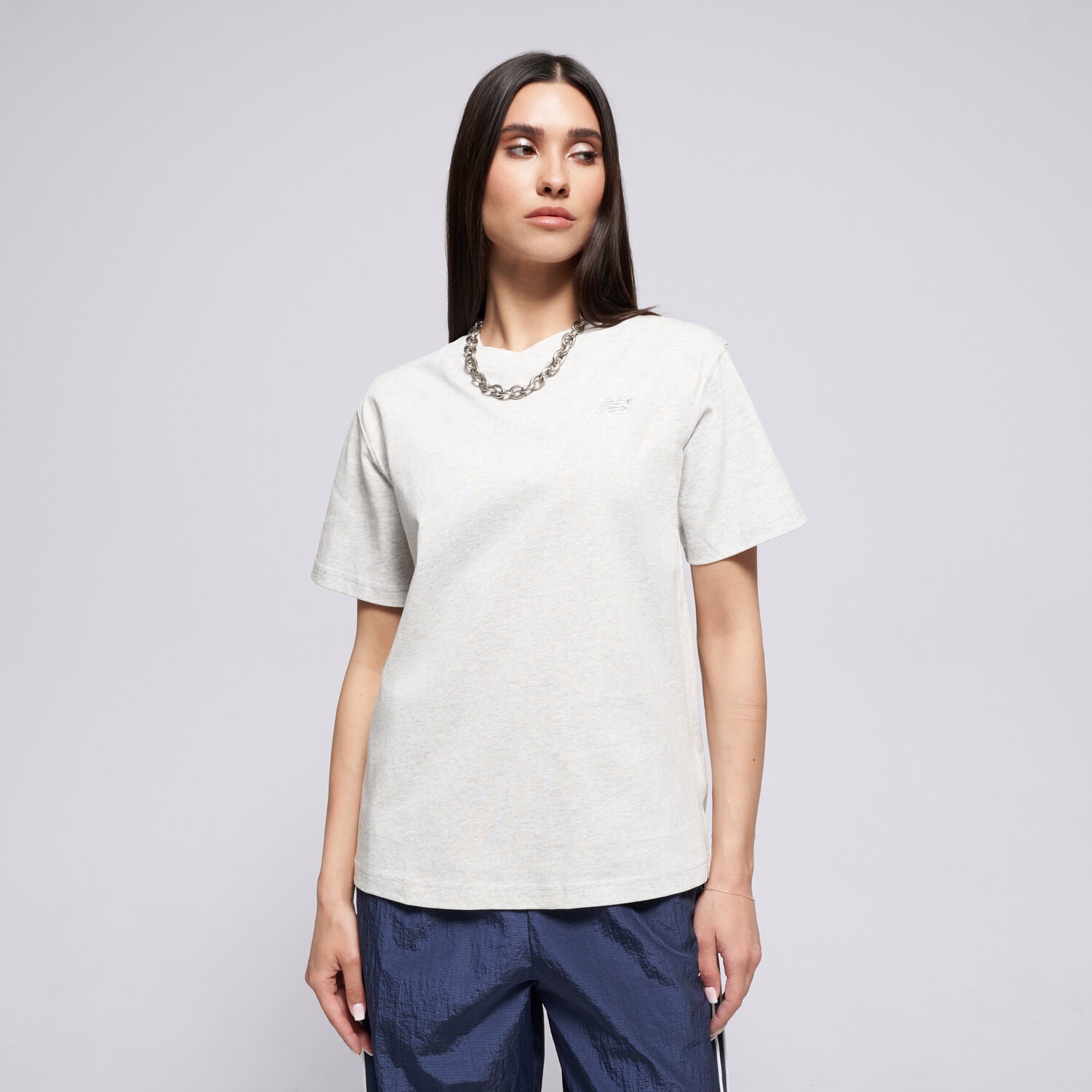 Femei tricou NEW BALANCE TRICOU Athletics Jersey TRICOU WT41501AHH Gri