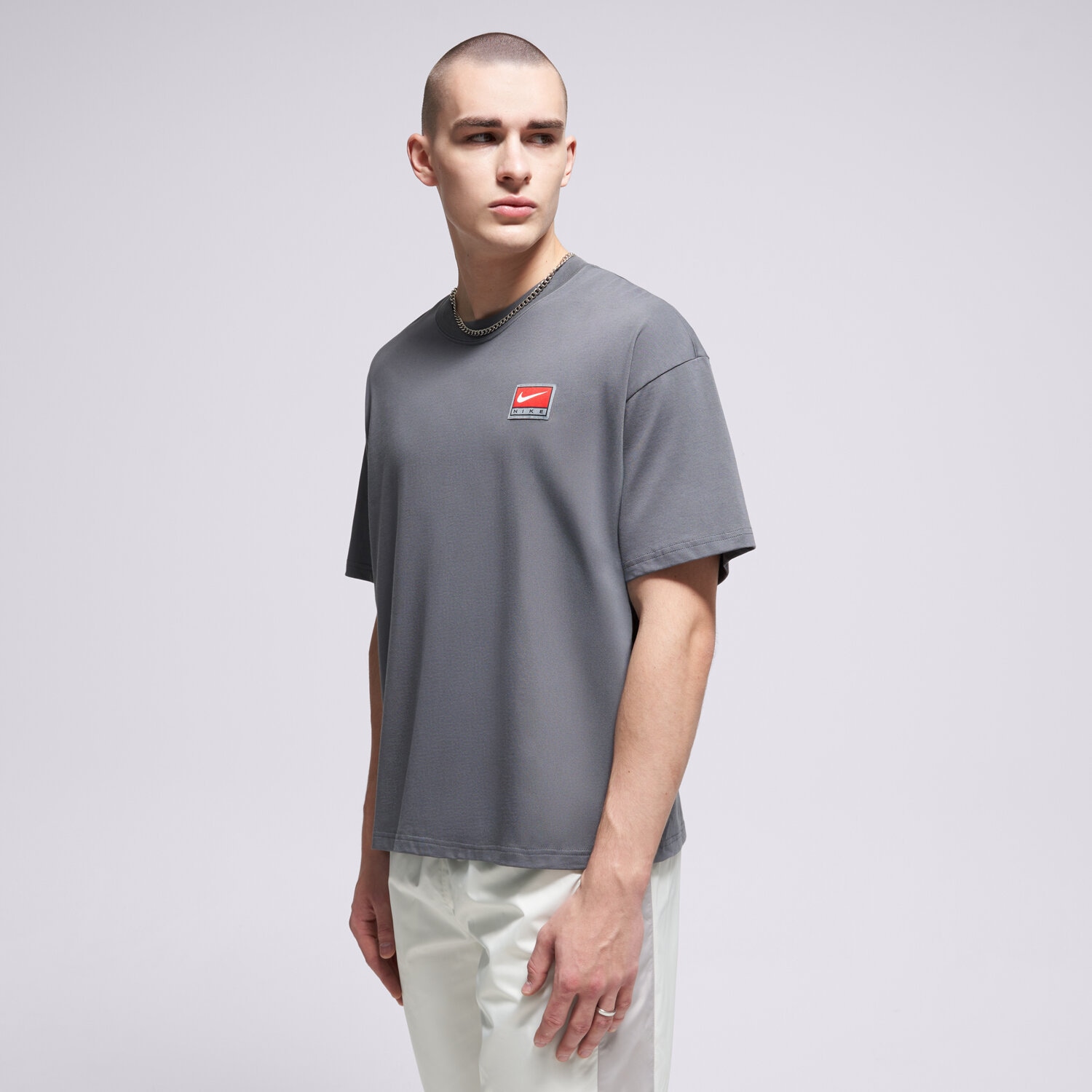Bărbați tricou NIKE TRICOU M NL SS BOXY KNIT TOP II4379-068 Gri