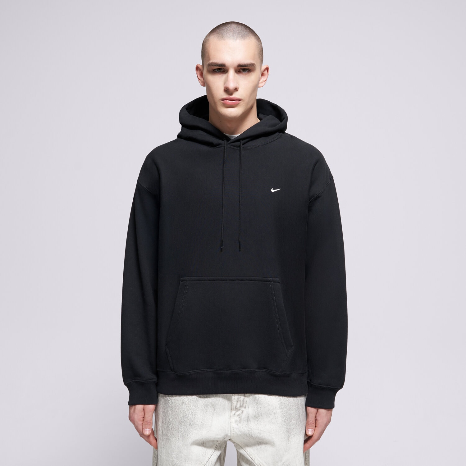 Bărbați bluză NIKE BLUZĂ HANORAC M NL SOLO SWSH BB PO HOODIE HV1082-010 Negru