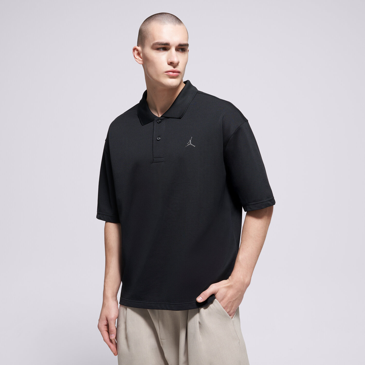 Bărbați tricou JORDAN POLO M J BRK POLO TOP IB1041-010 Negru