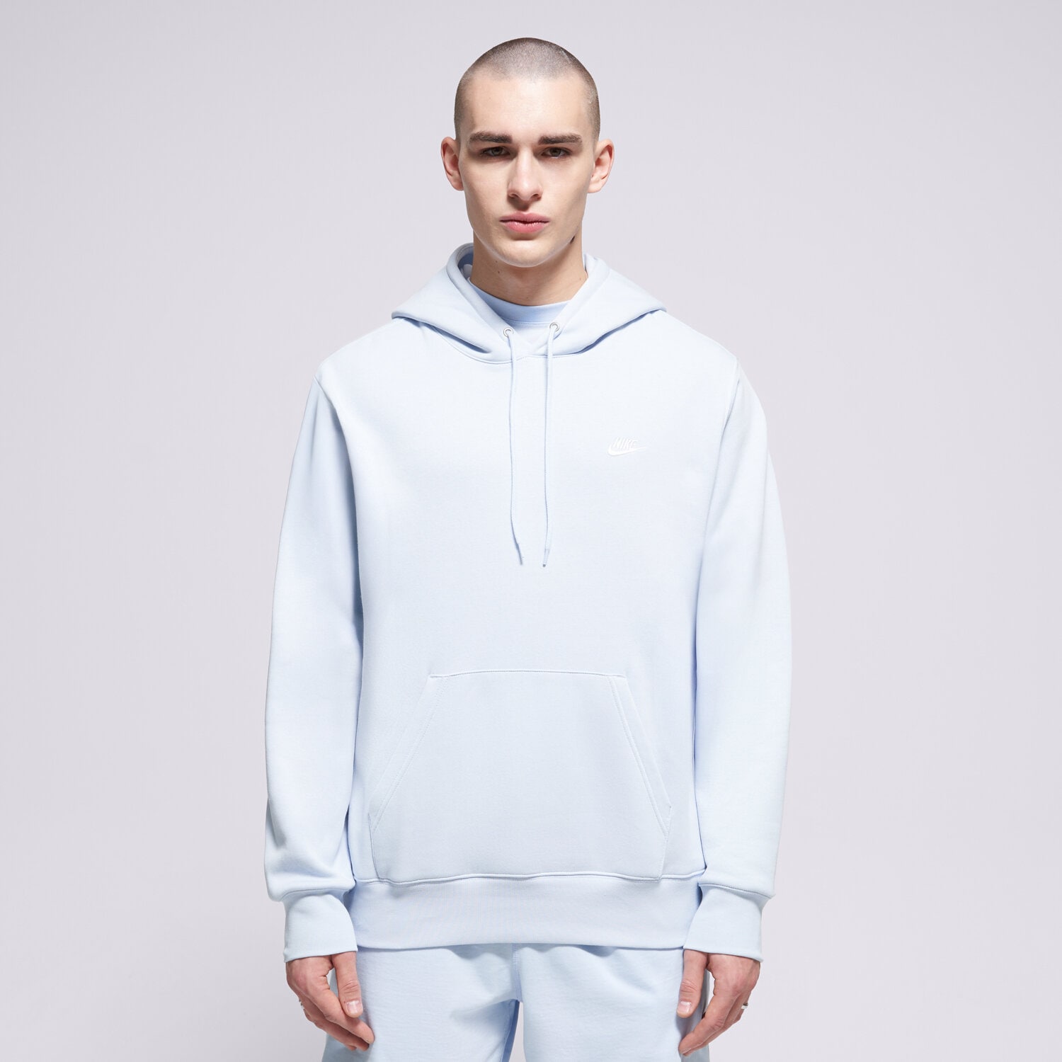 Bărbați bluză NIKE BLUZĂ HANORAC M NK CLUB BB PO HOODIE FN3859-407 Albastru