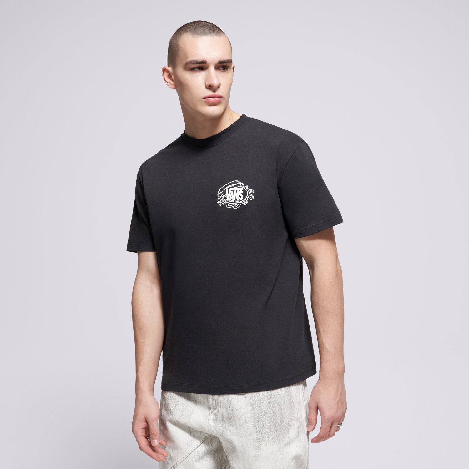 Bărbați tricou VANS TRICOU HOT LINES SS TEE VN000SYBBLK1 Negru