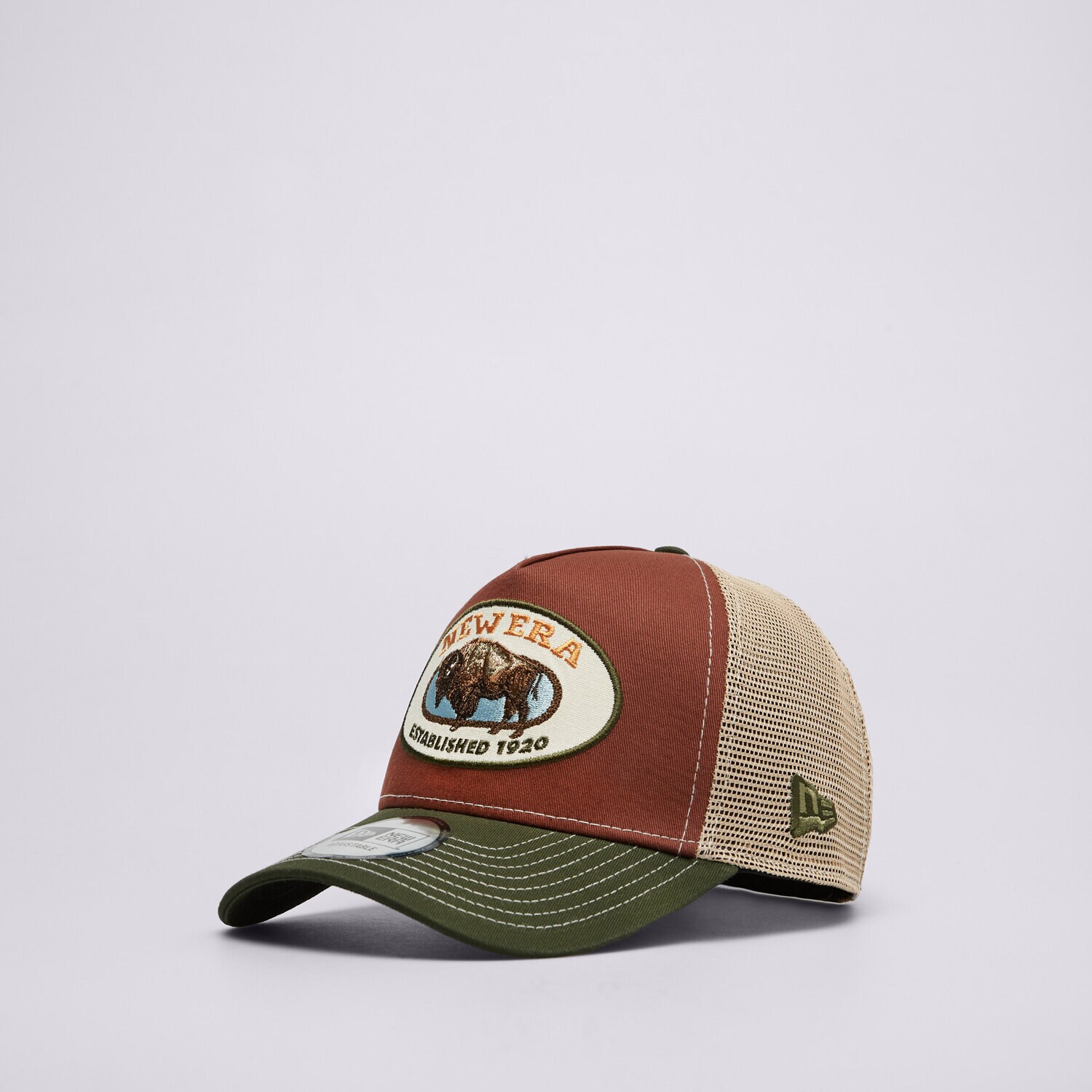 Bărbați șapcă NEW ERA CACIULA ANIMAL PATCH TRUCKER NONE 60691203 Maro