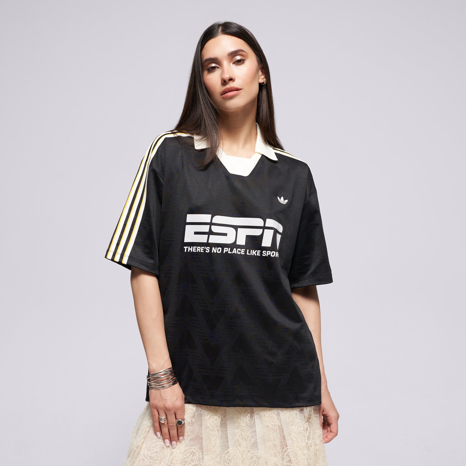 Femei tricou ADIDAS TRICOU FOOTBALL JERSEY KC9107 Negru