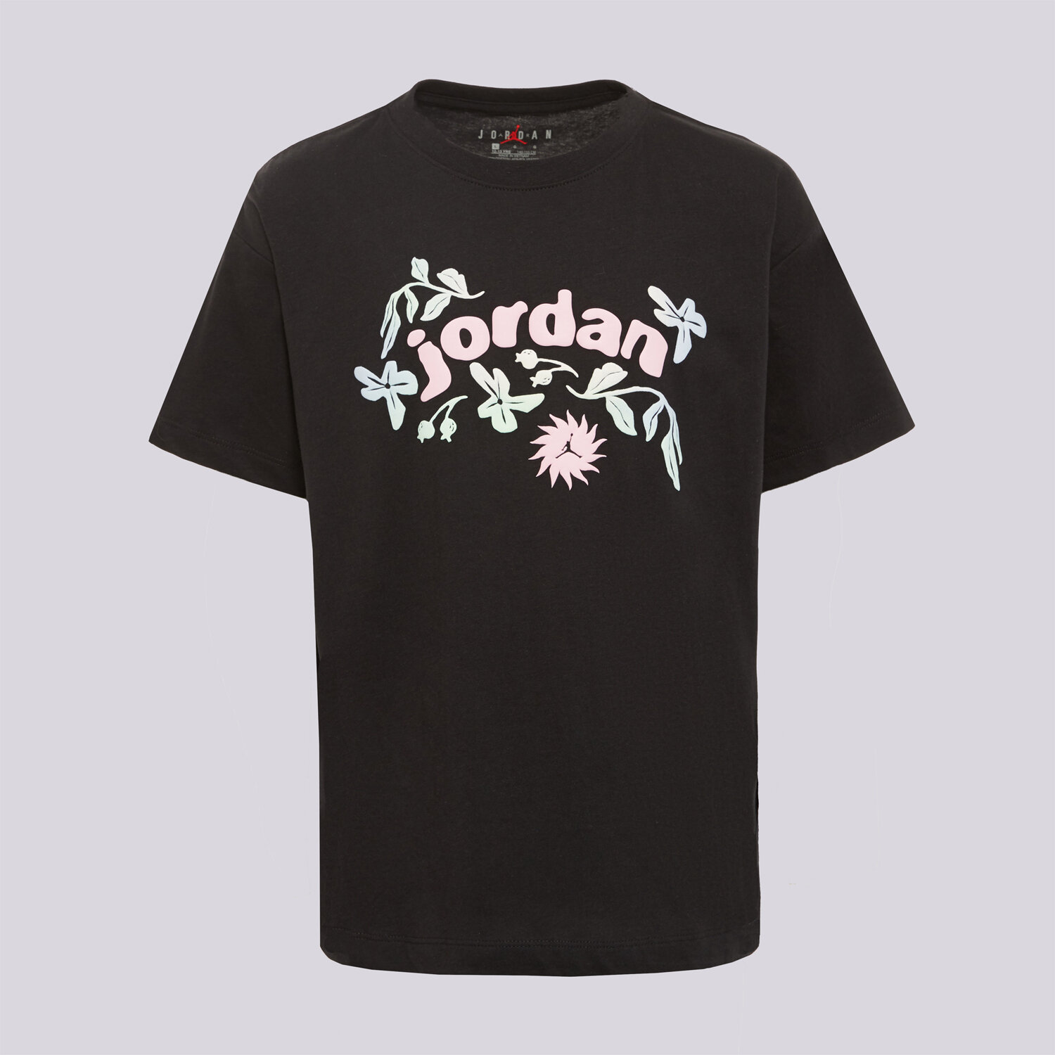 Copii tricou JORDAN TRICOU JDG JORDAN PUFF FLORAL G 45F489-023 Negru