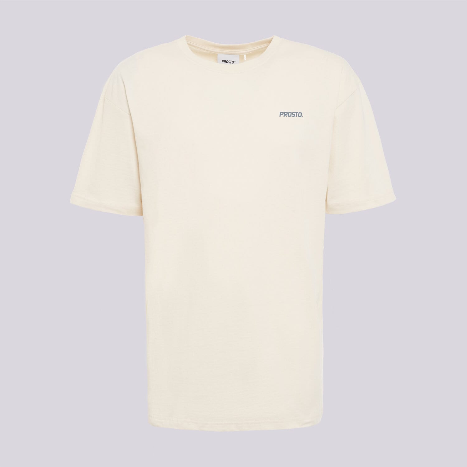 Bărbați tricou PROSTO TRICOU BLAC OFF WHITE KL262MTEE1021 Alb