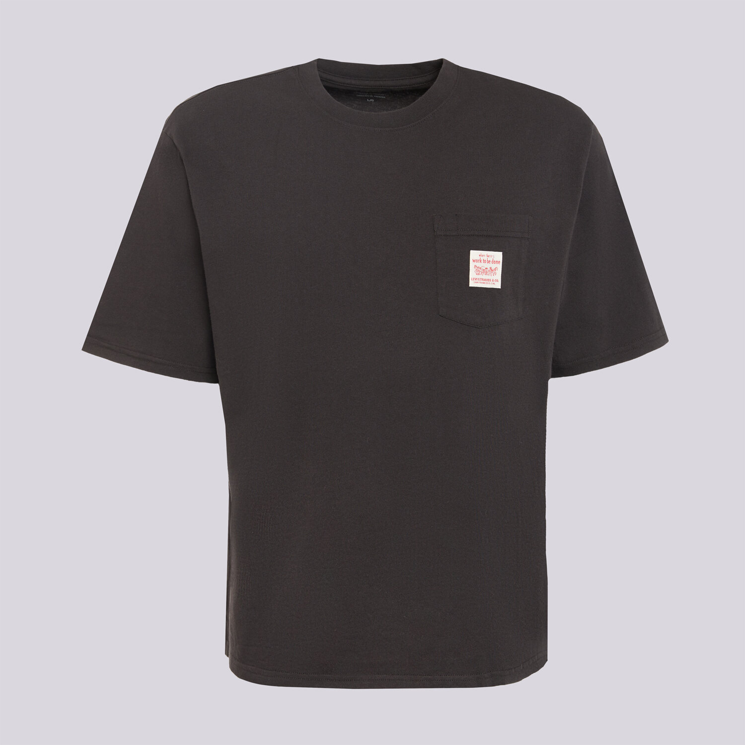 Bărbați tricou LEVI'S TRICOU SS WORKWEAR TEE BLACKS A5850-0004 Negru