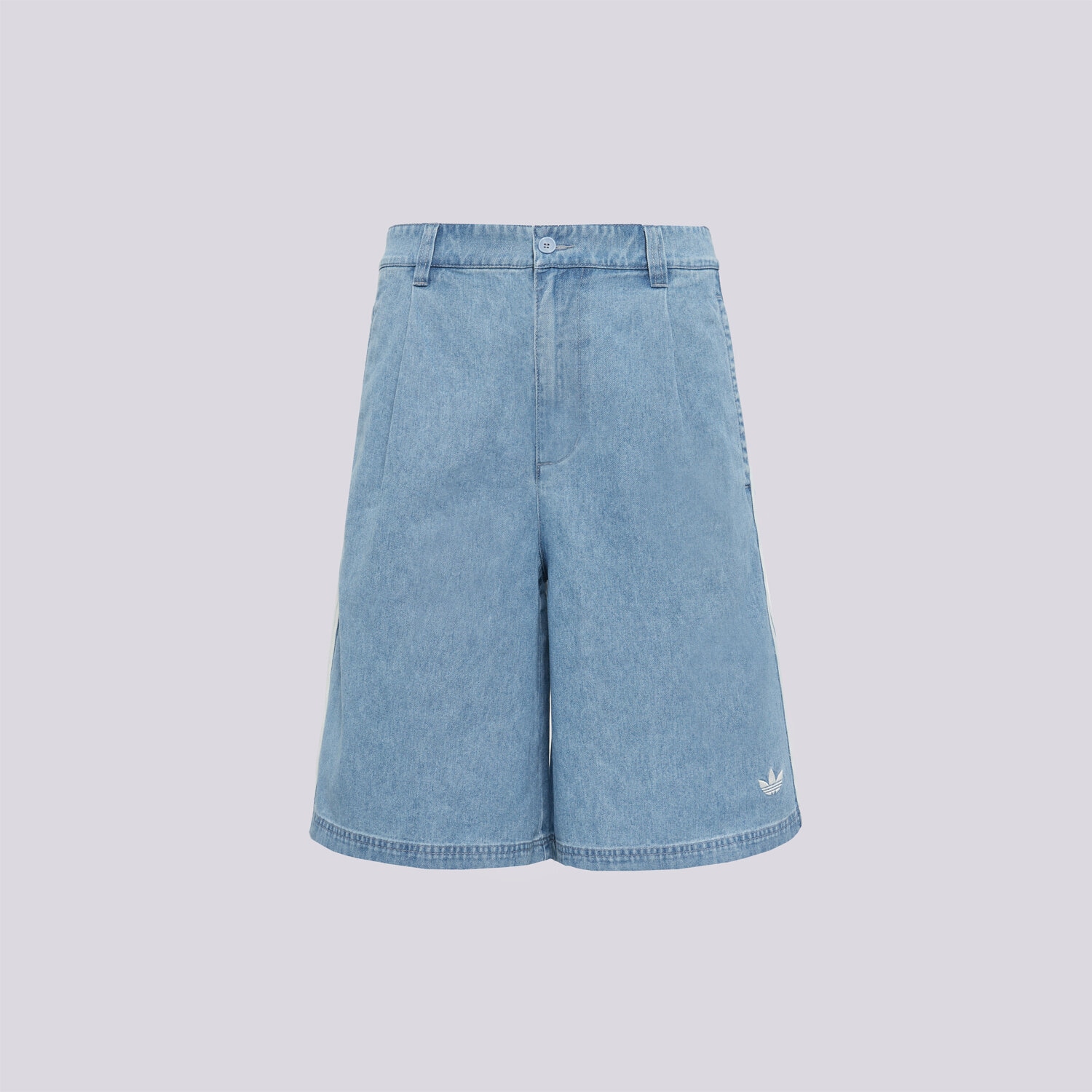 Femei pantaloni scurți ADIDAS PANTALONI SCURȚI DENIM SHORTS KX1192 Albastru