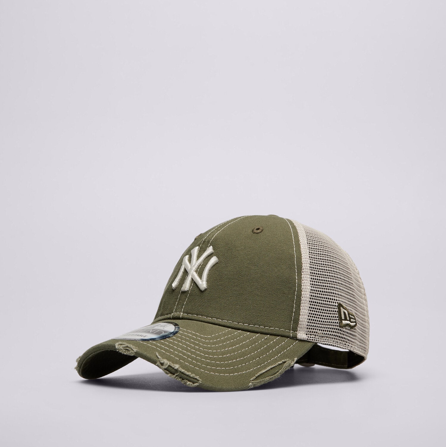 Bărbați șapcă NEW ERA CACIULA COTTON CANV 920 TRUCKER NYY NEW YORK YANKEES 60856386 Kaki