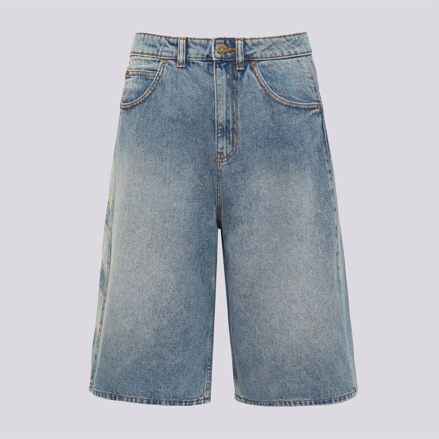 Femei pantaloni scurți ADIDAS PANTALONI SCURȚI DENIM SHO KE0133 Albastru