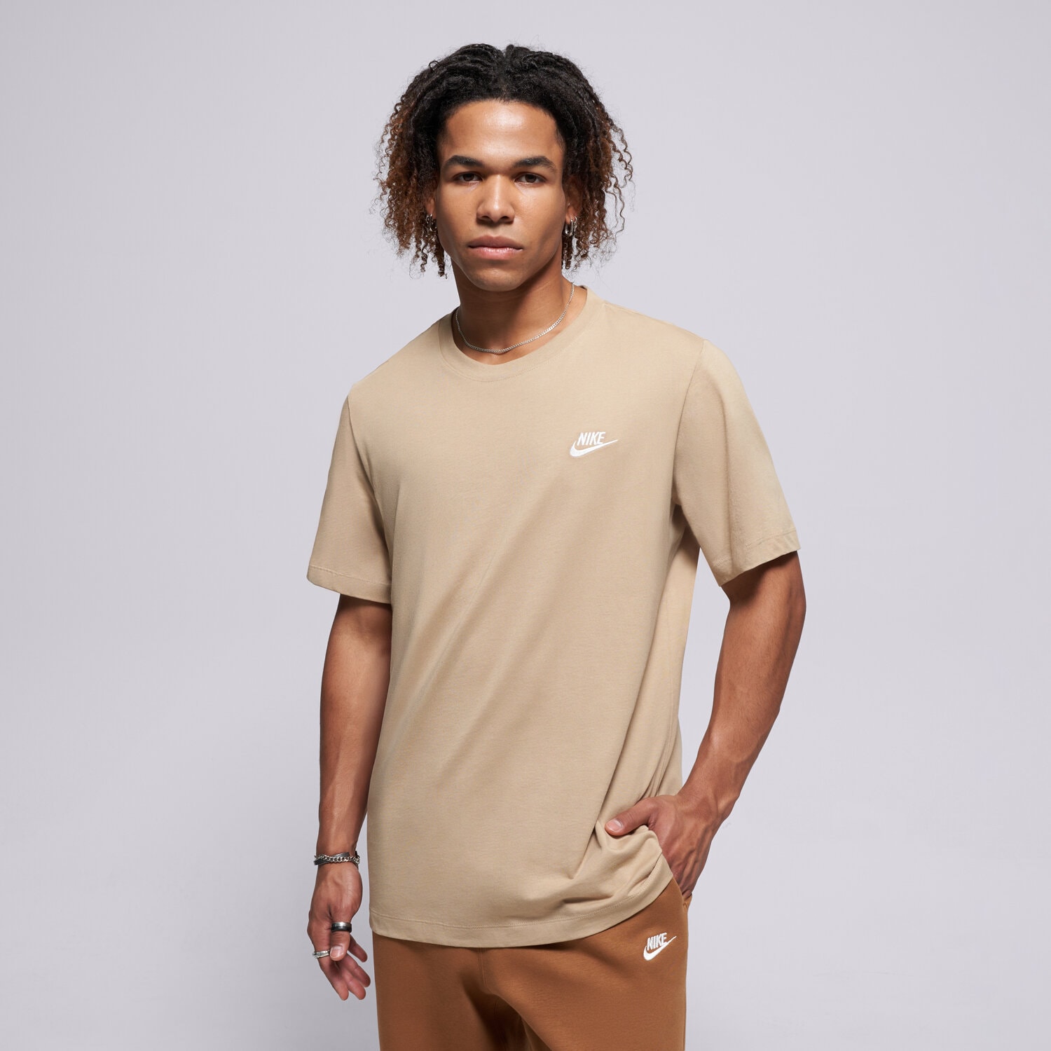Bărbați tricou NIKE TRICOU SPORTSWEAR CLUB AR4997-297 Maro