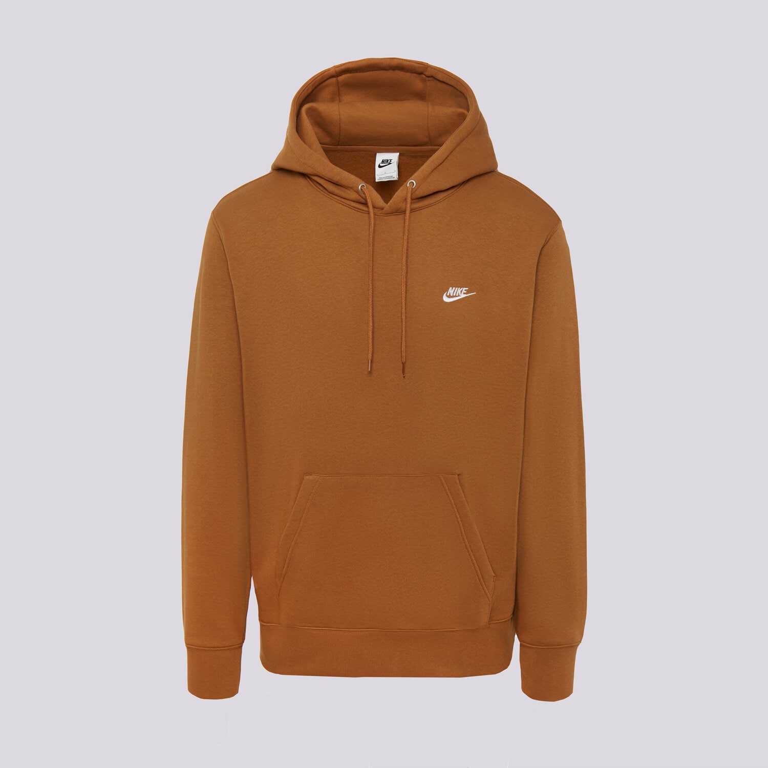 Bărbați bluză NIKE BLUZĂ HANORAC M NK CLUB BB PO HOODIE FN3859-270 Maro