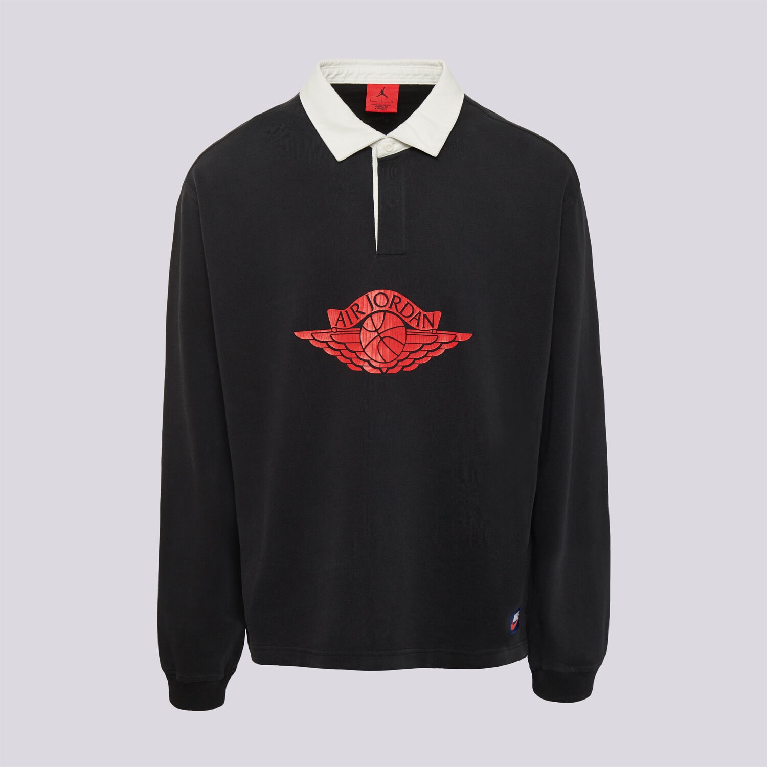 Bărbați tricou JORDAN POLO M J FLT ESS RUGBY TOP IM9148-010 Negru