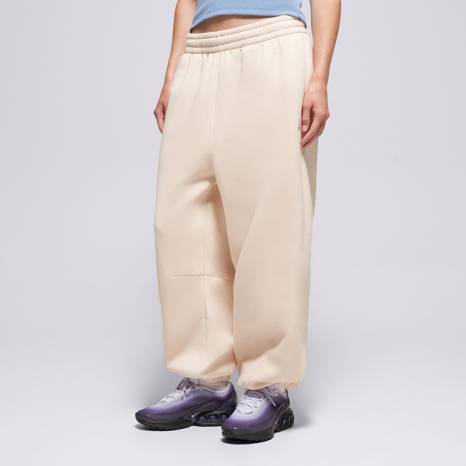 Femei pantaloni JORDAN PANTALONI  W BROOKLYN FLEECE JOGGER IM7314-272 Bej