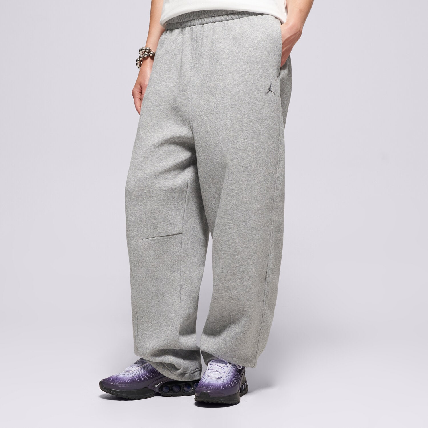 Femei pantaloni JORDAN PANTALONI  W J BRK FLC WL PANT BB IM7301-063 Gri