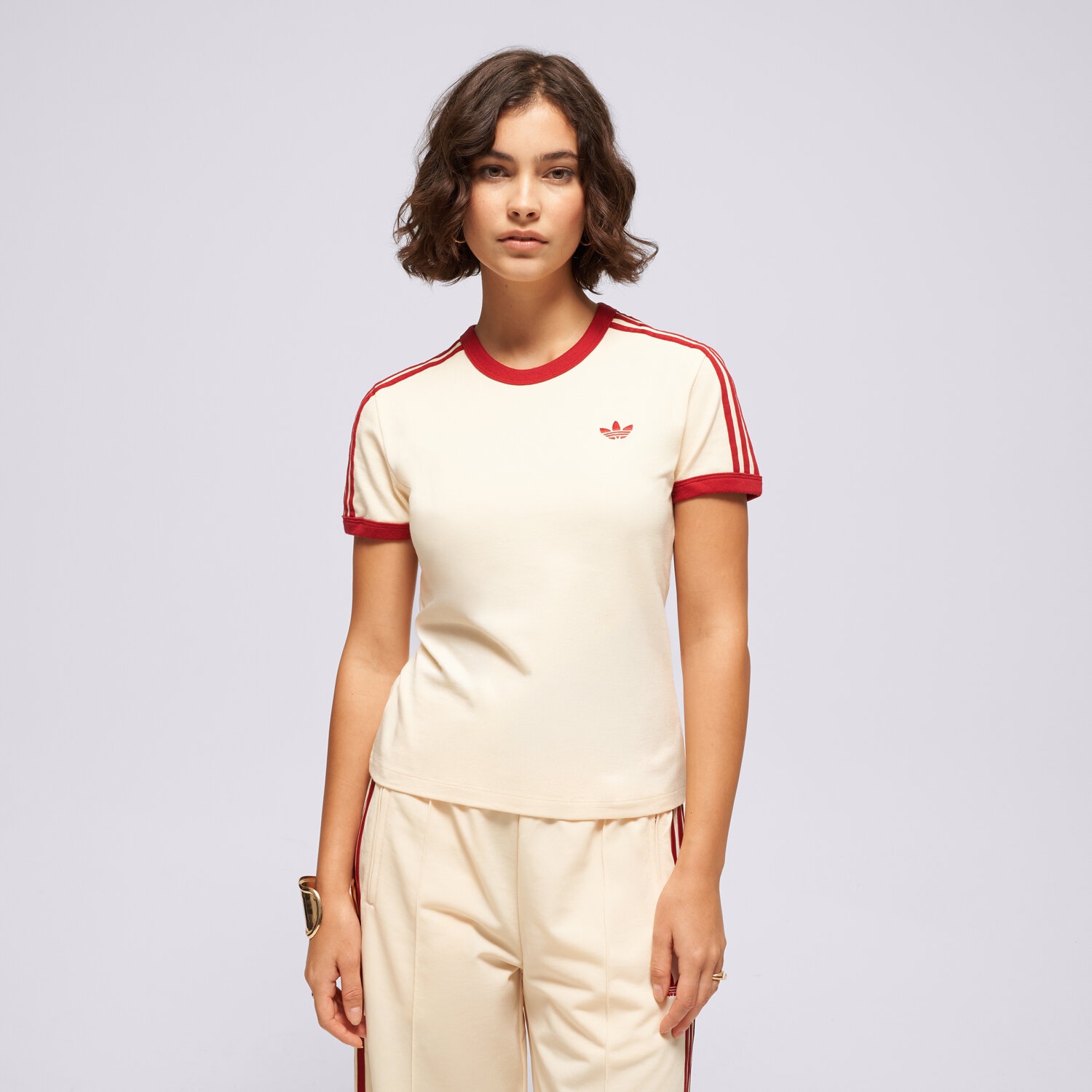 Femei tricou ADIDAS TRICOU 3S TEE SLIM KS4780 Galben