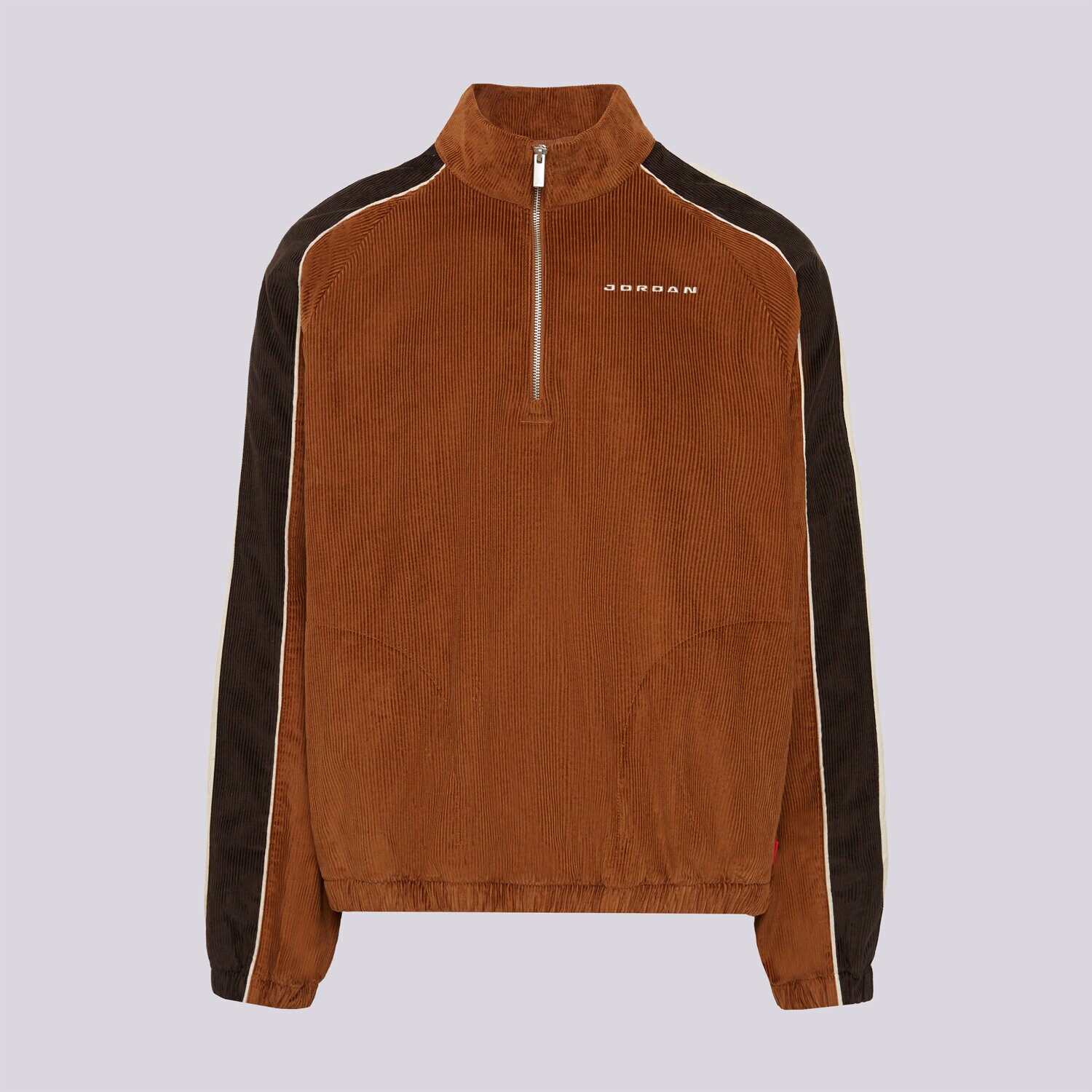 Bărbați bluză JORDAN BLUZĂ M J FLT CORD HALF ZIP IM9879-281 Maro