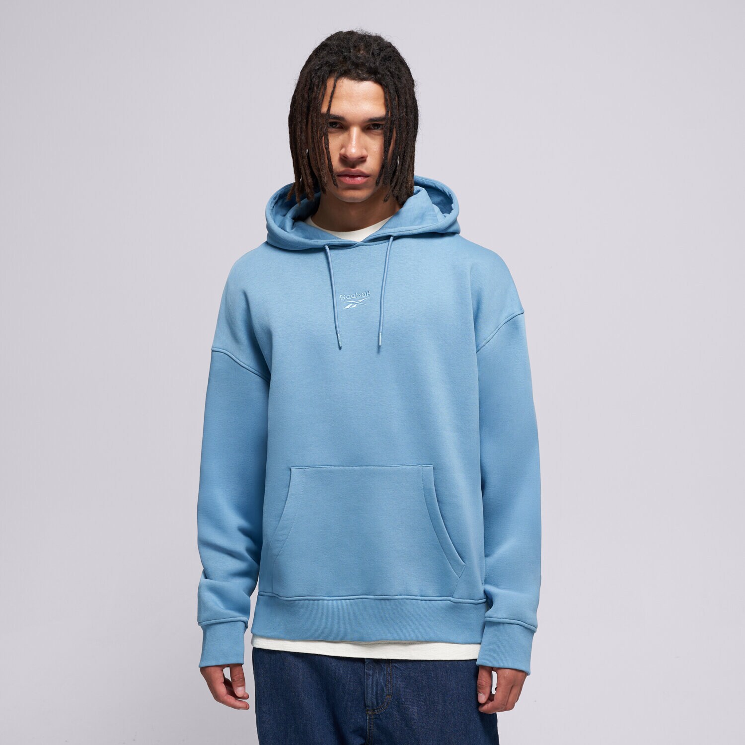 Bărbați bluză REEBOK BLUZĂ HANORAC RAPHAEL RK25443MGM100116 Albastru