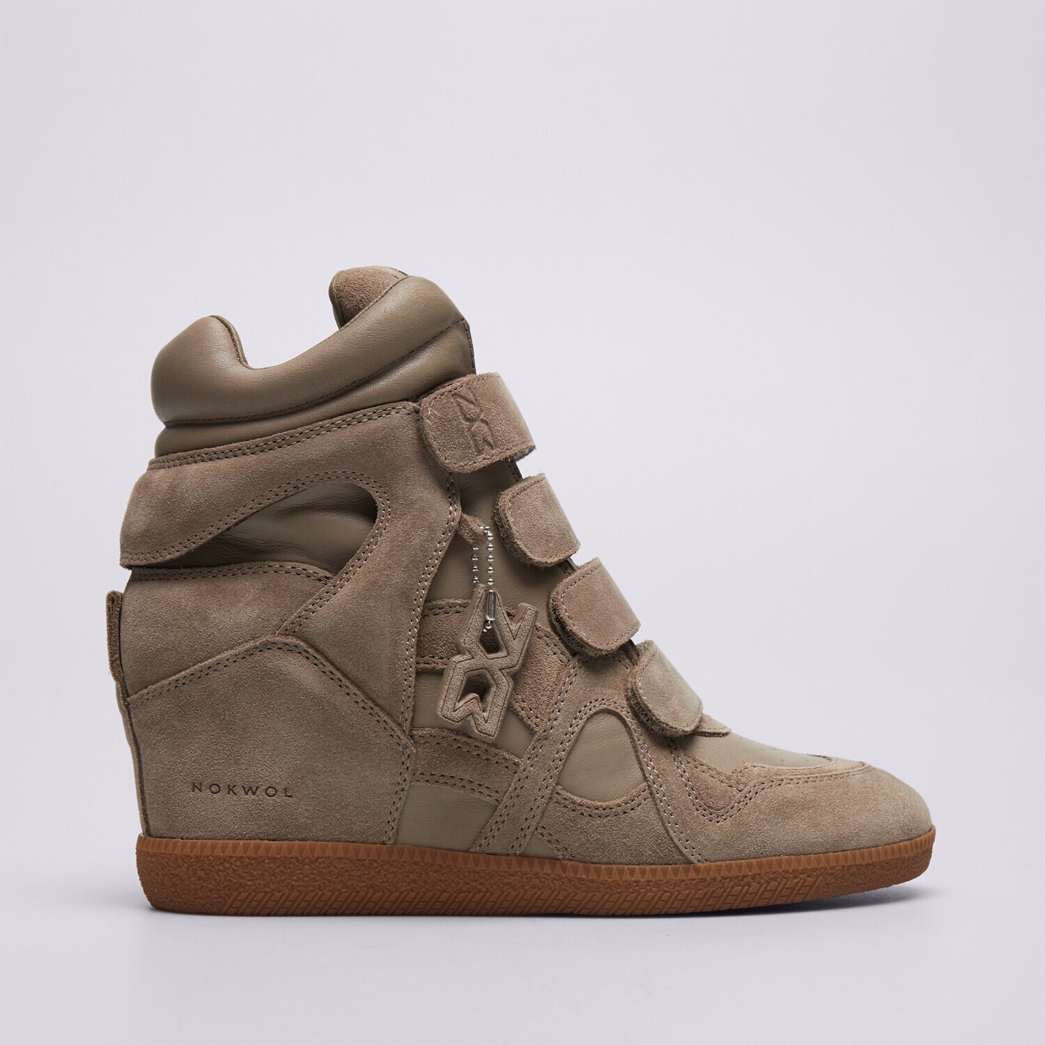 Femei pantofi sport NOKWOL EDEN TAUPE SUEDE NKEDENTAUPE Bej