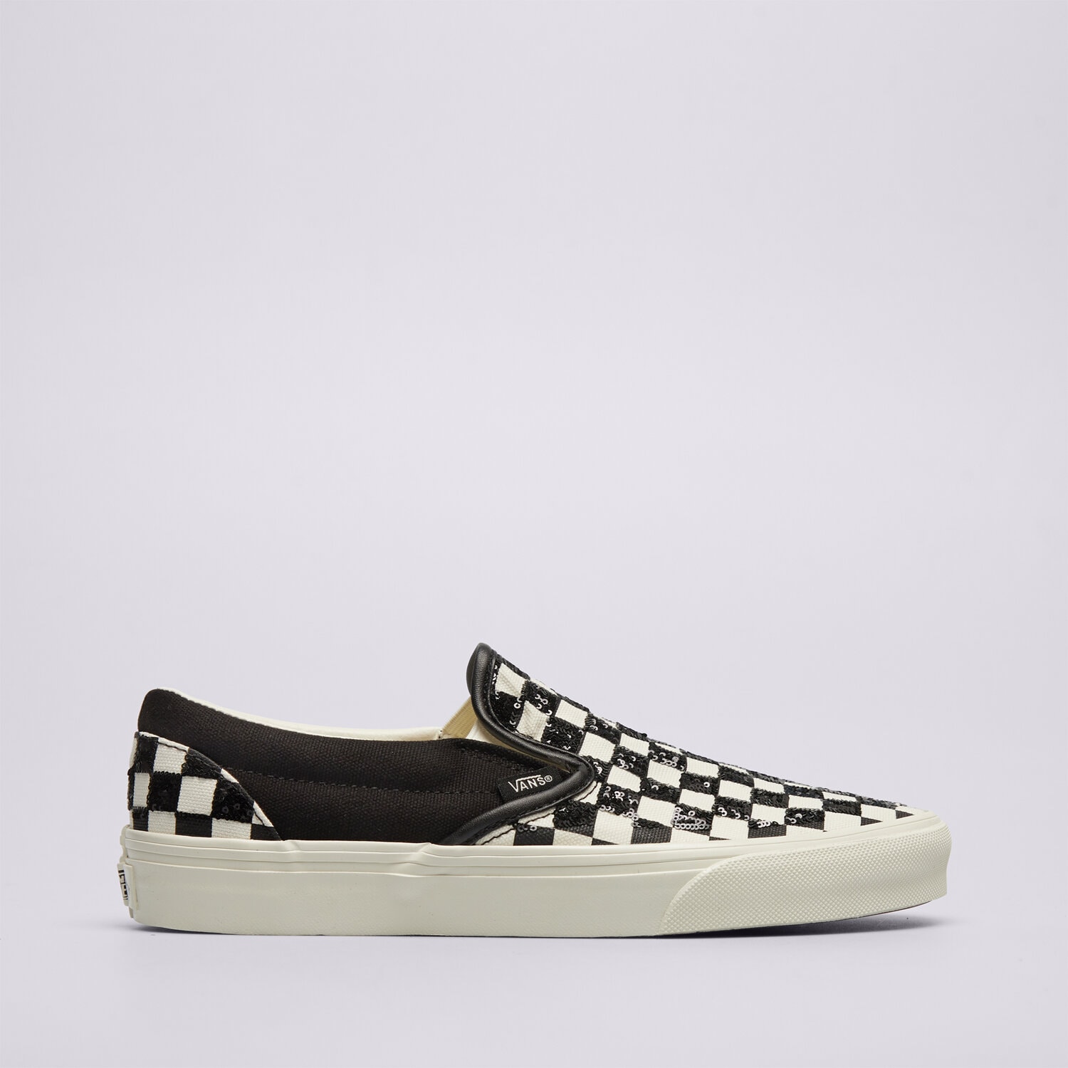 Femei teniși VANS CLASSIC SLIP-ON BEADED CHECKERBOARD VN000D6Y7051 Negru
