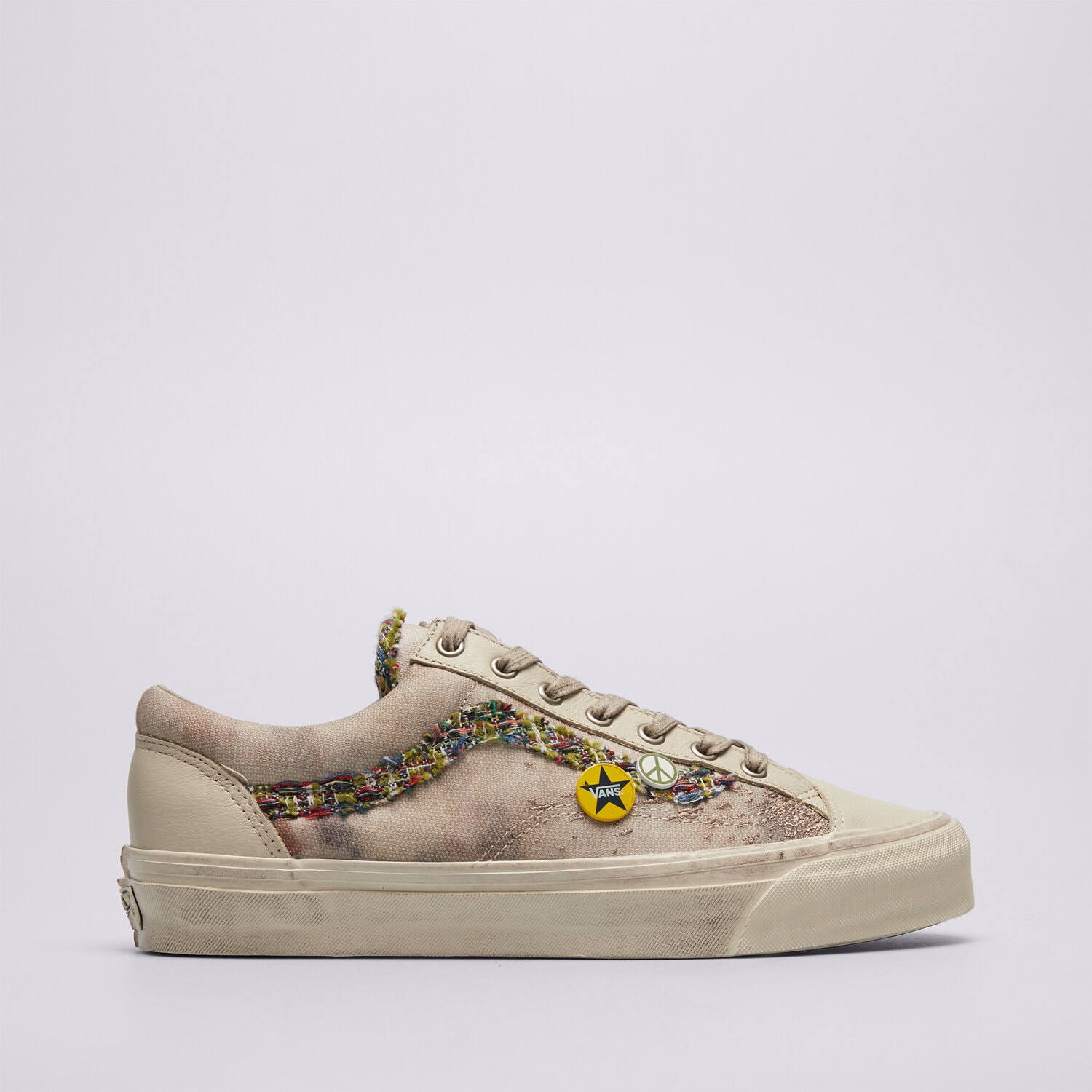 Barbați pantofi sport VANS LX OLD SKOOL 36 SOUVENIR OATMEAL  VN000E8V2N11 Alb