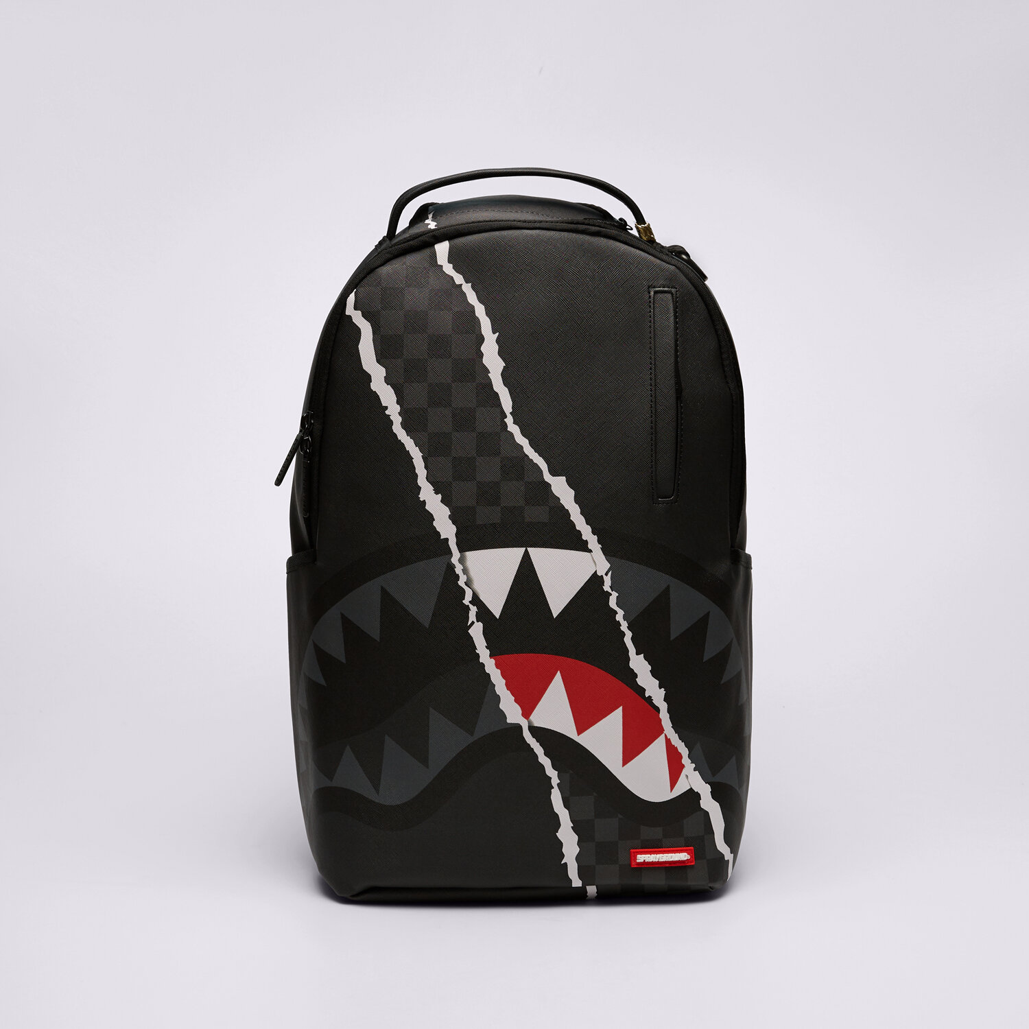 Femei rucsak SPRAYGROUND RUCSAC CENTER RIP REVEALING GRAY CHECK 910B8502NSZ Negru